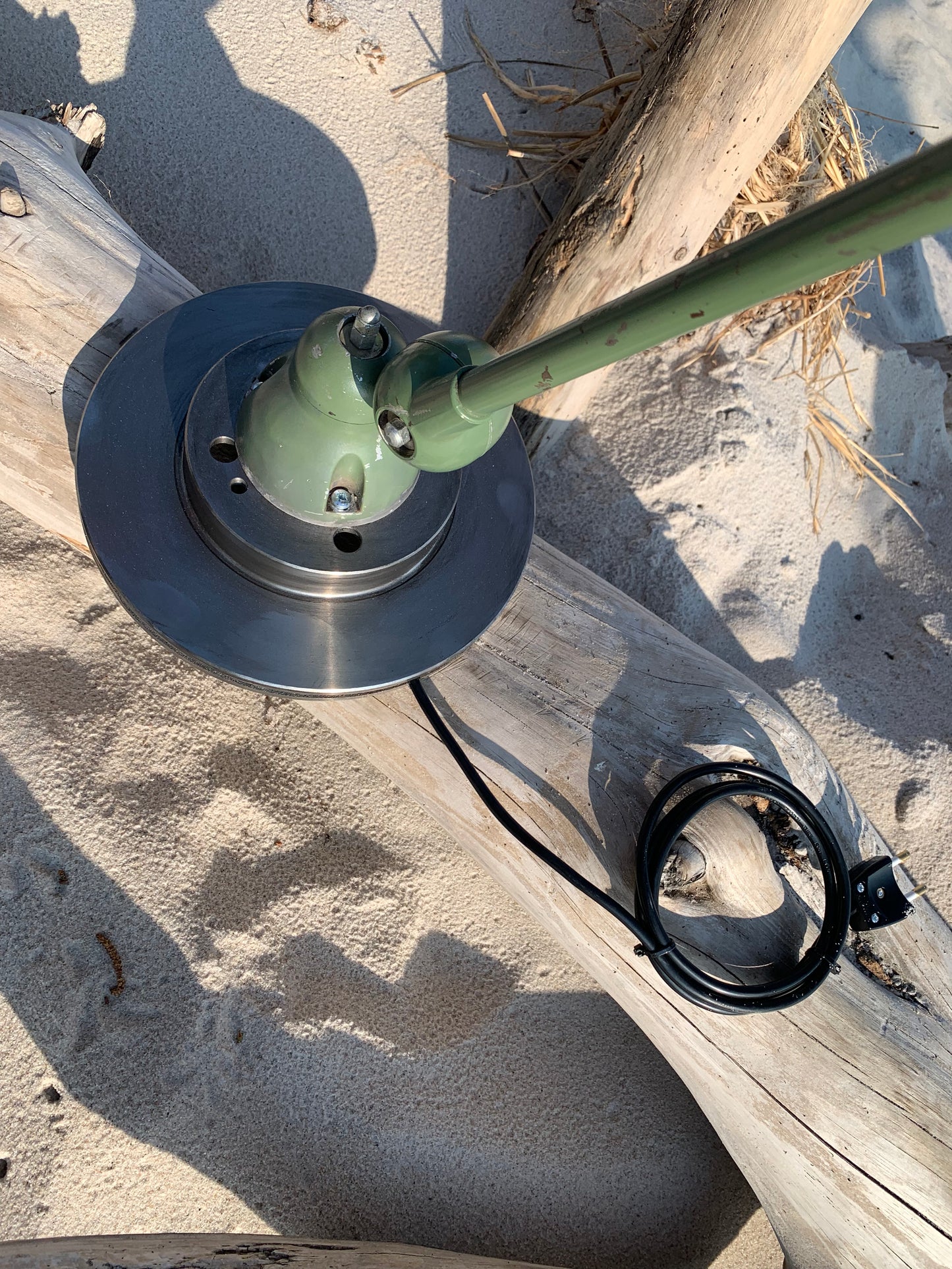 Jieldé bord/væg lampe - Grøn med 2 arme