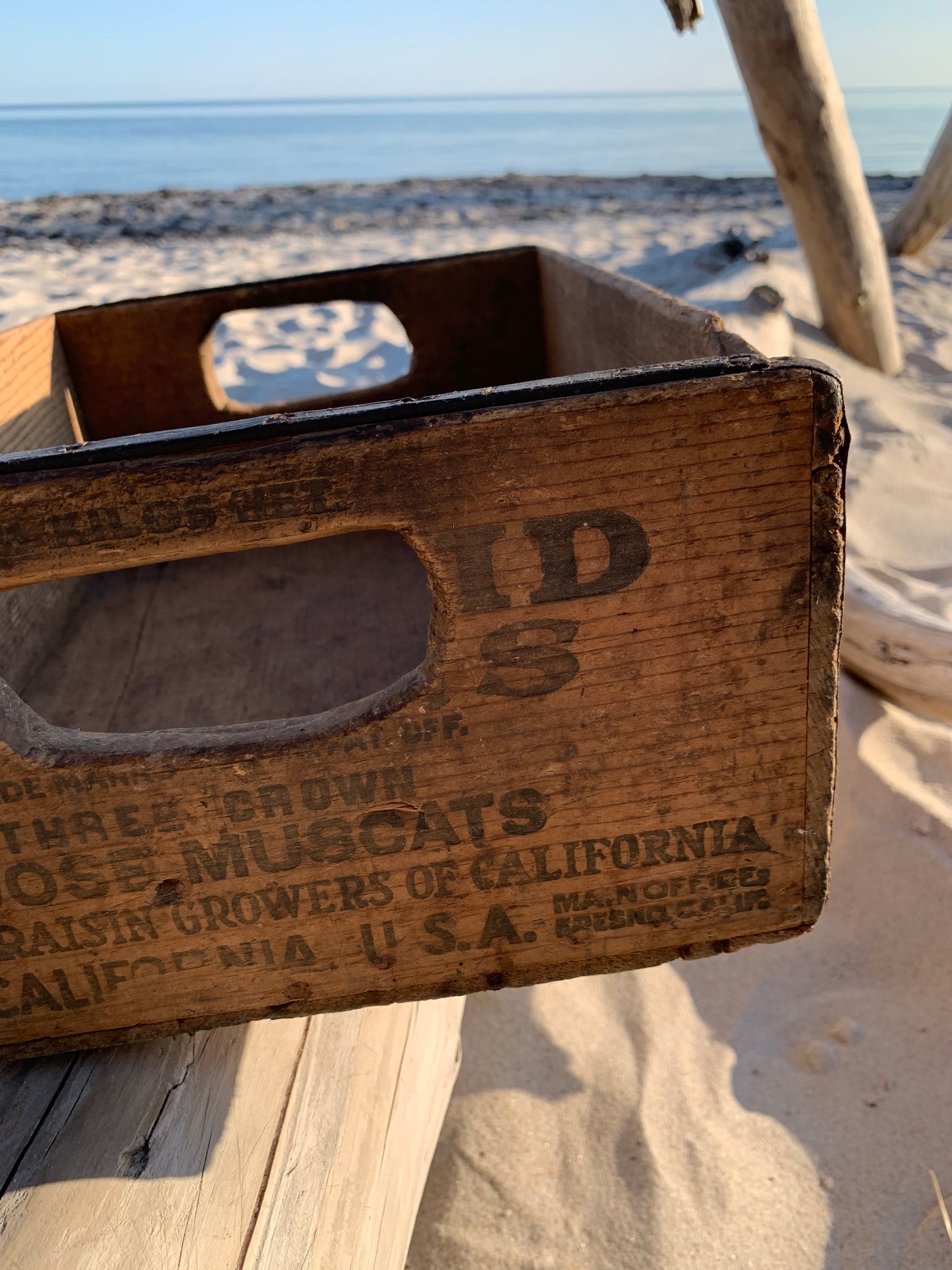 Trækasse fra Californien