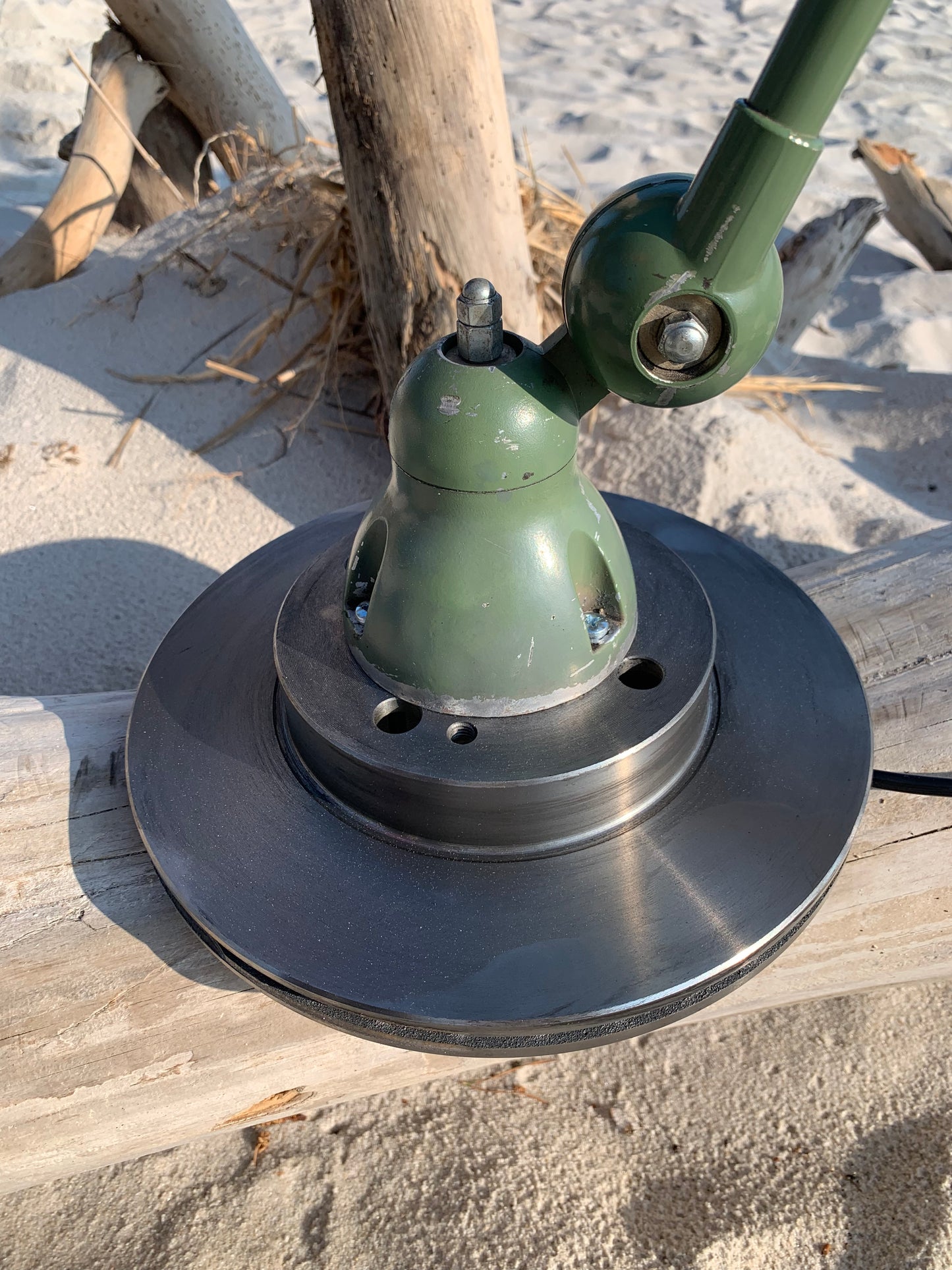 Jieldé bord/væg lampe - Grøn med 2 arme