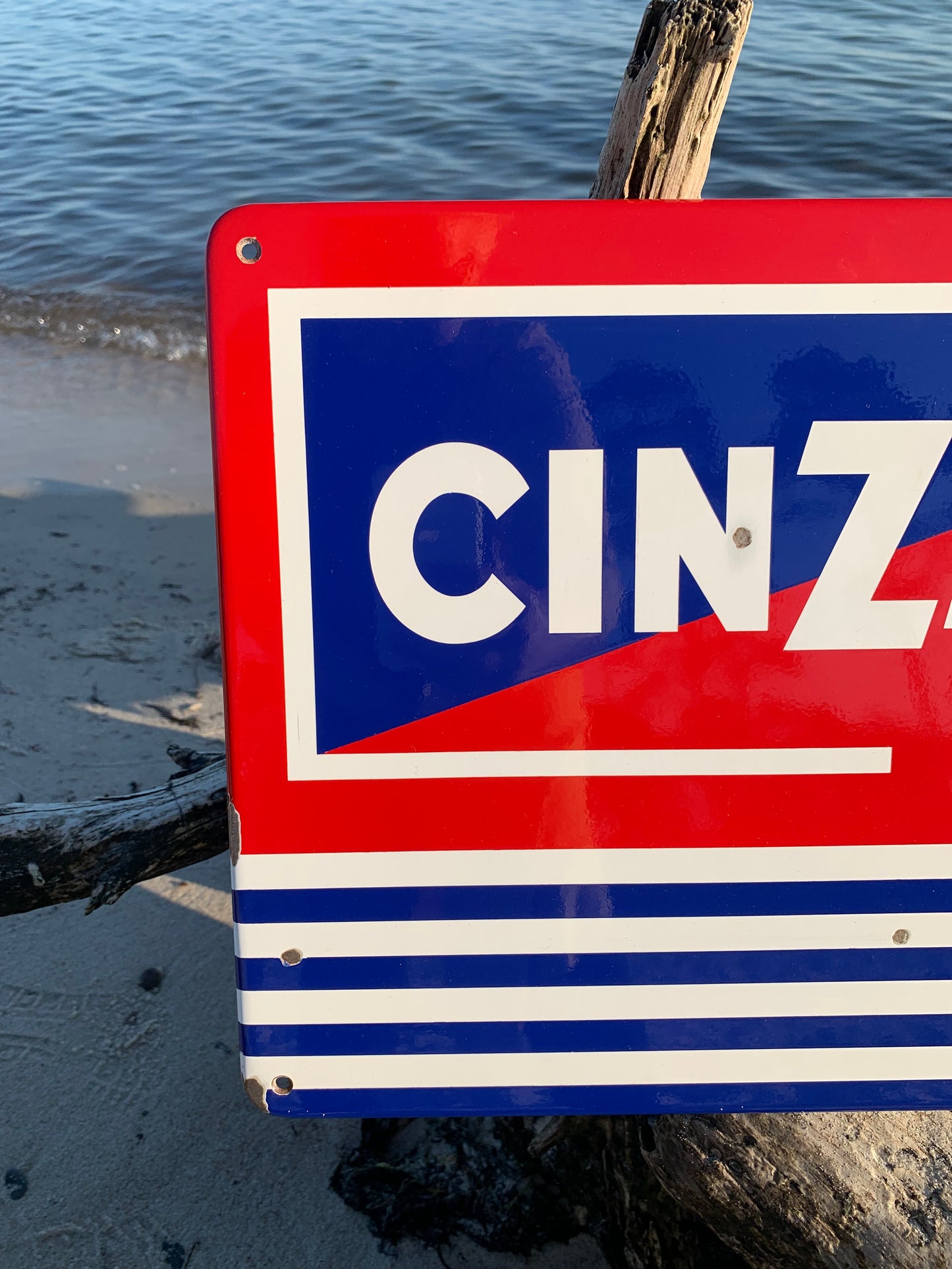 Cinzano soda emaljeskilt