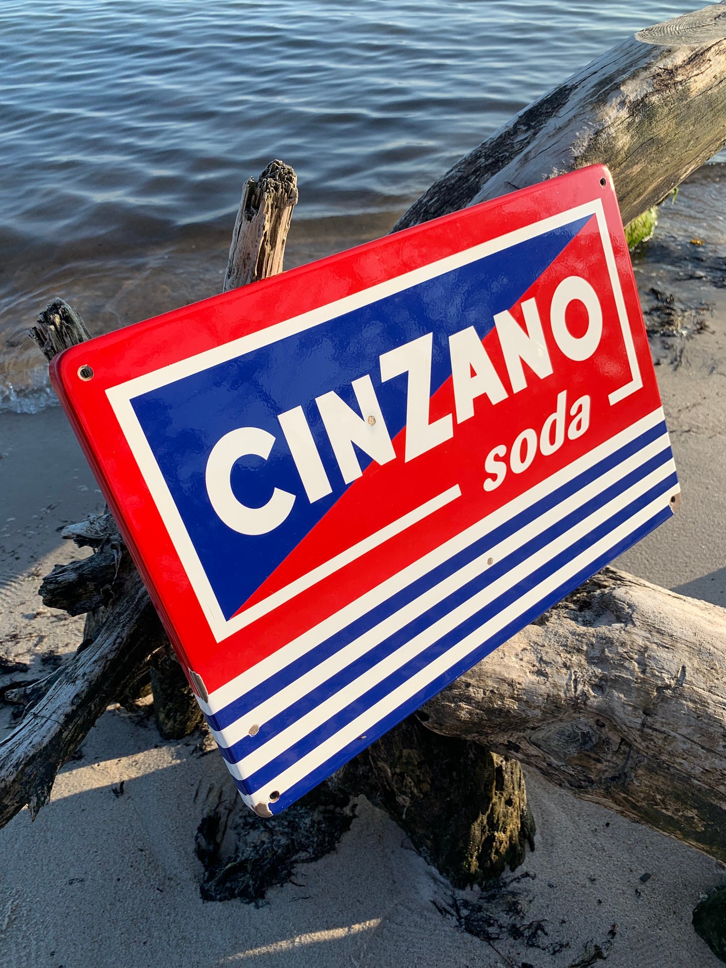 Cinzano soda emaljeskilt