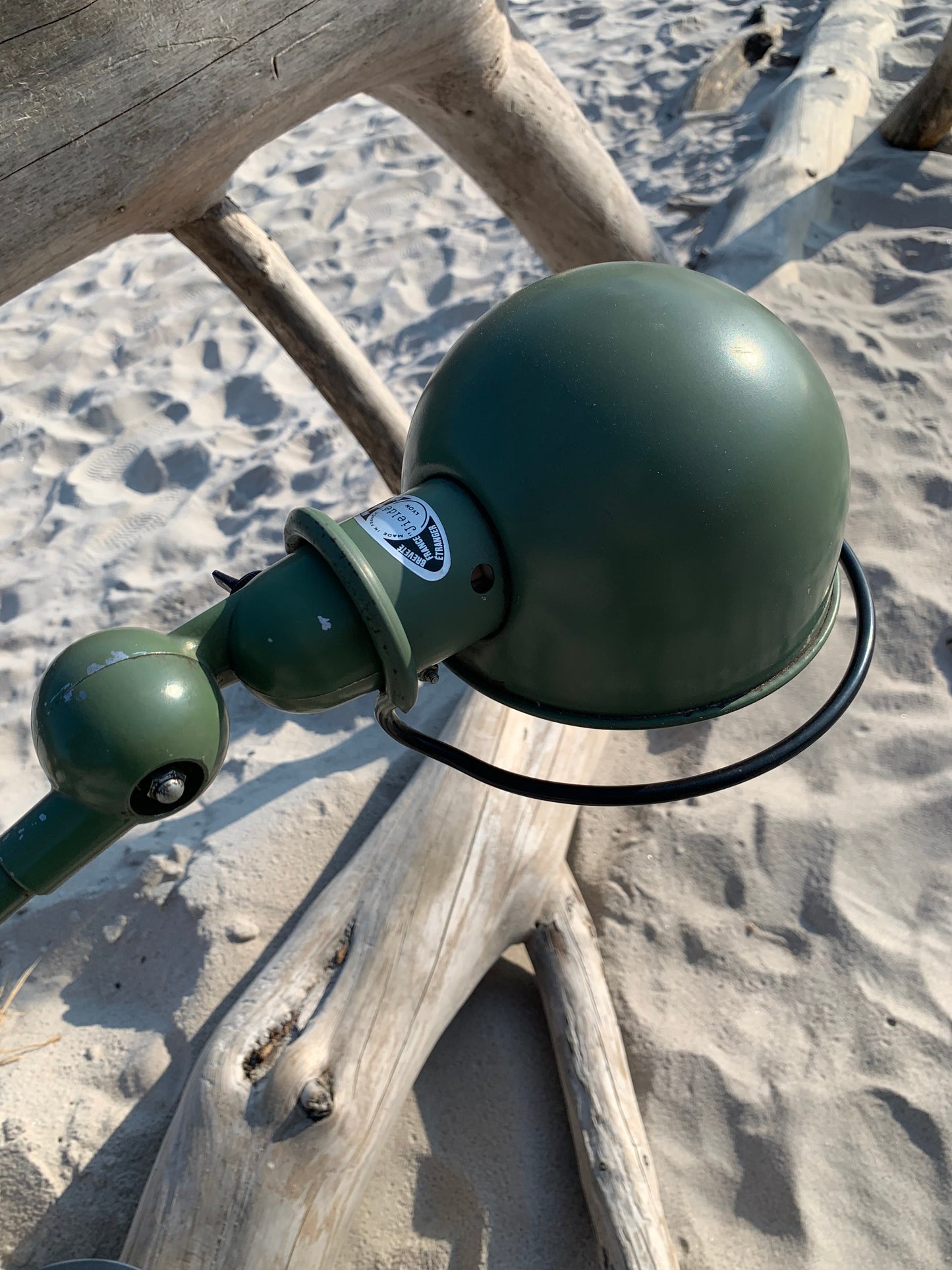 Jieldé bord/væg lampe - Grøn med 2 arme