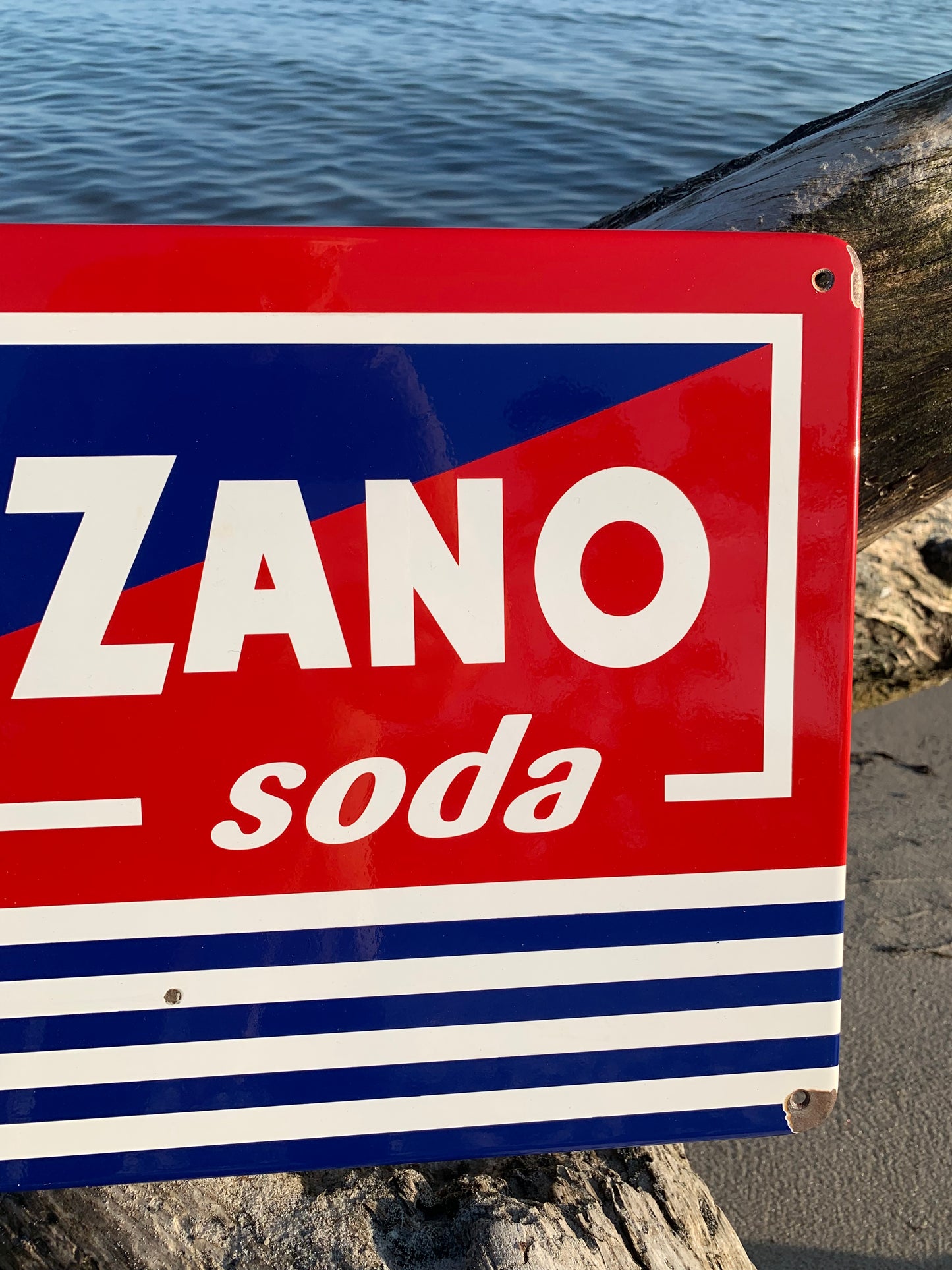 Cinzano soda emaljeskilt