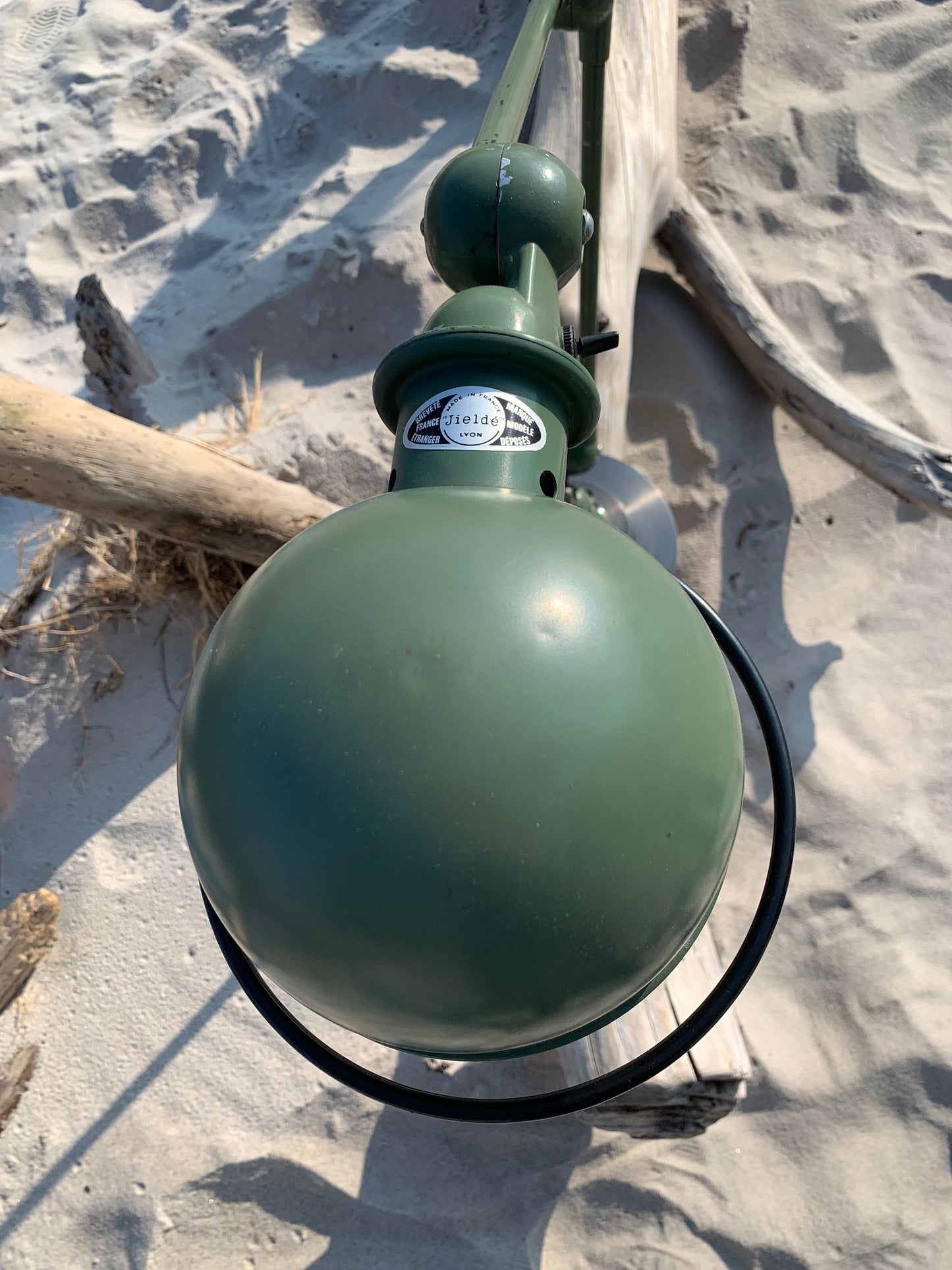 Jieldé bord/væg lampe - Grøn med 2 arme