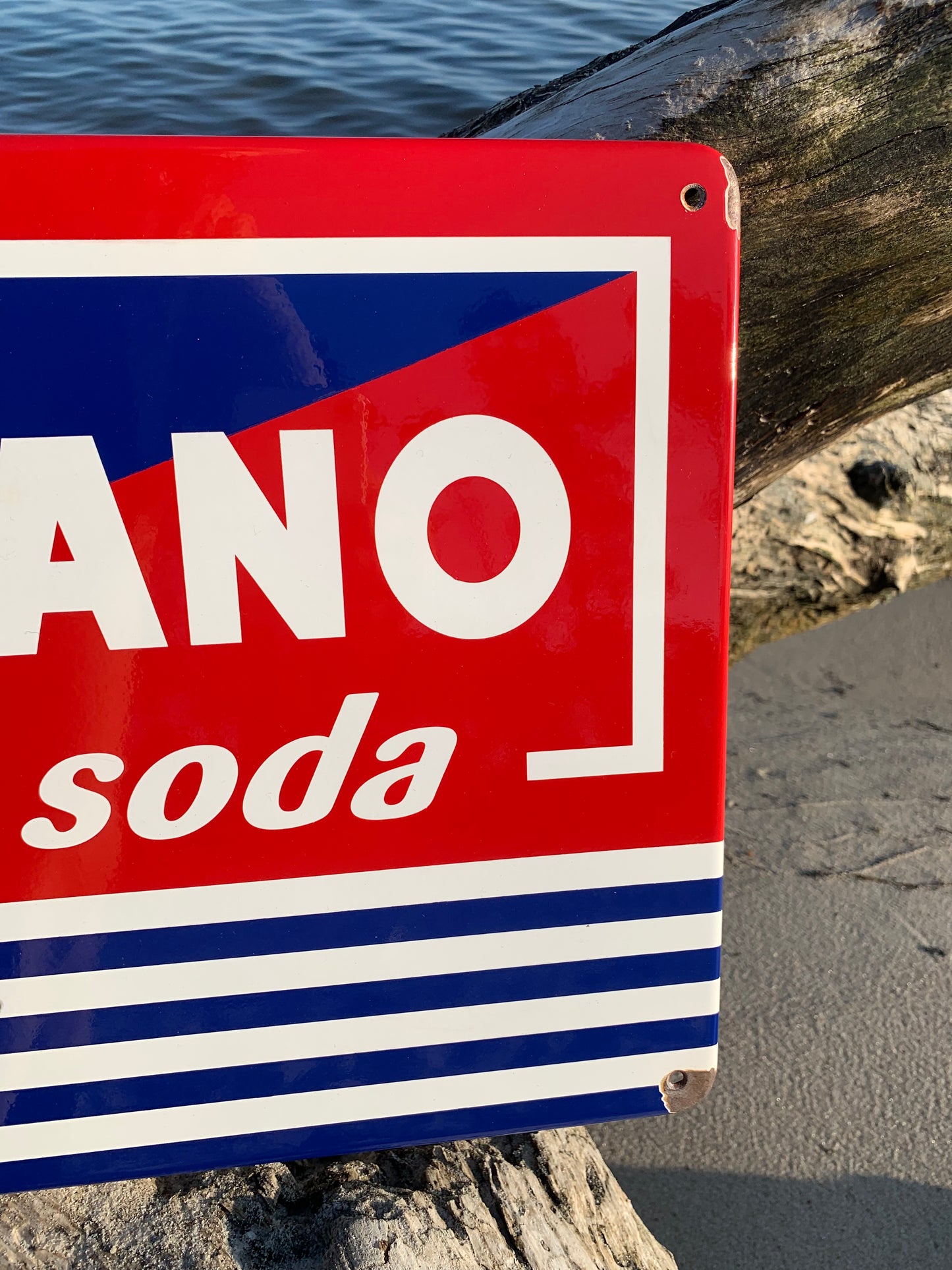 Cinzano soda emaljeskilt