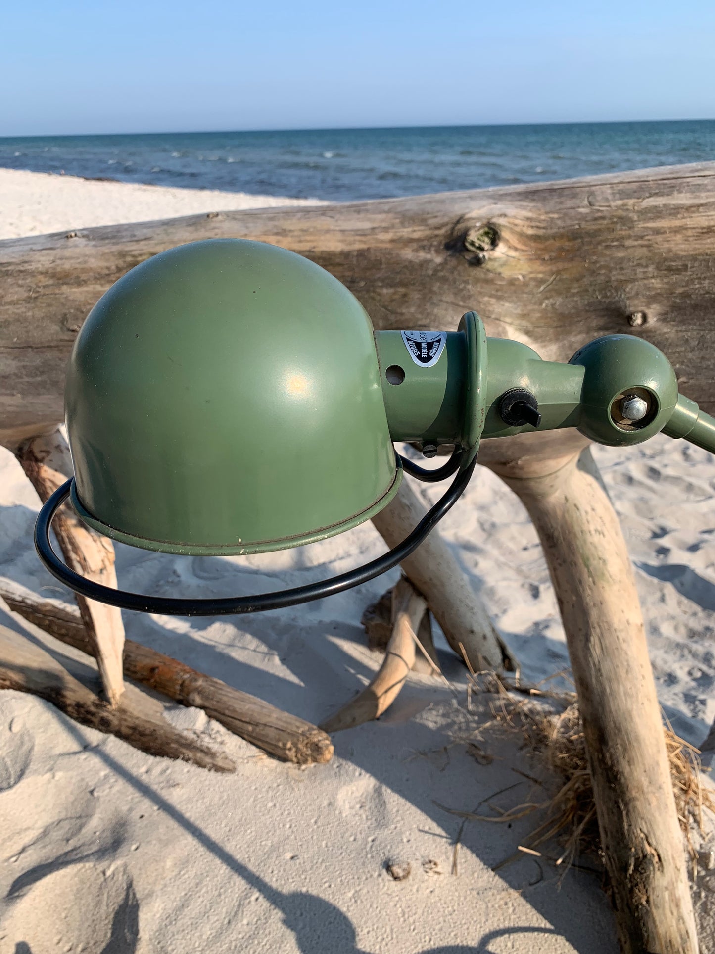 Jieldé bord/væg lampe - Grøn med 2 arme