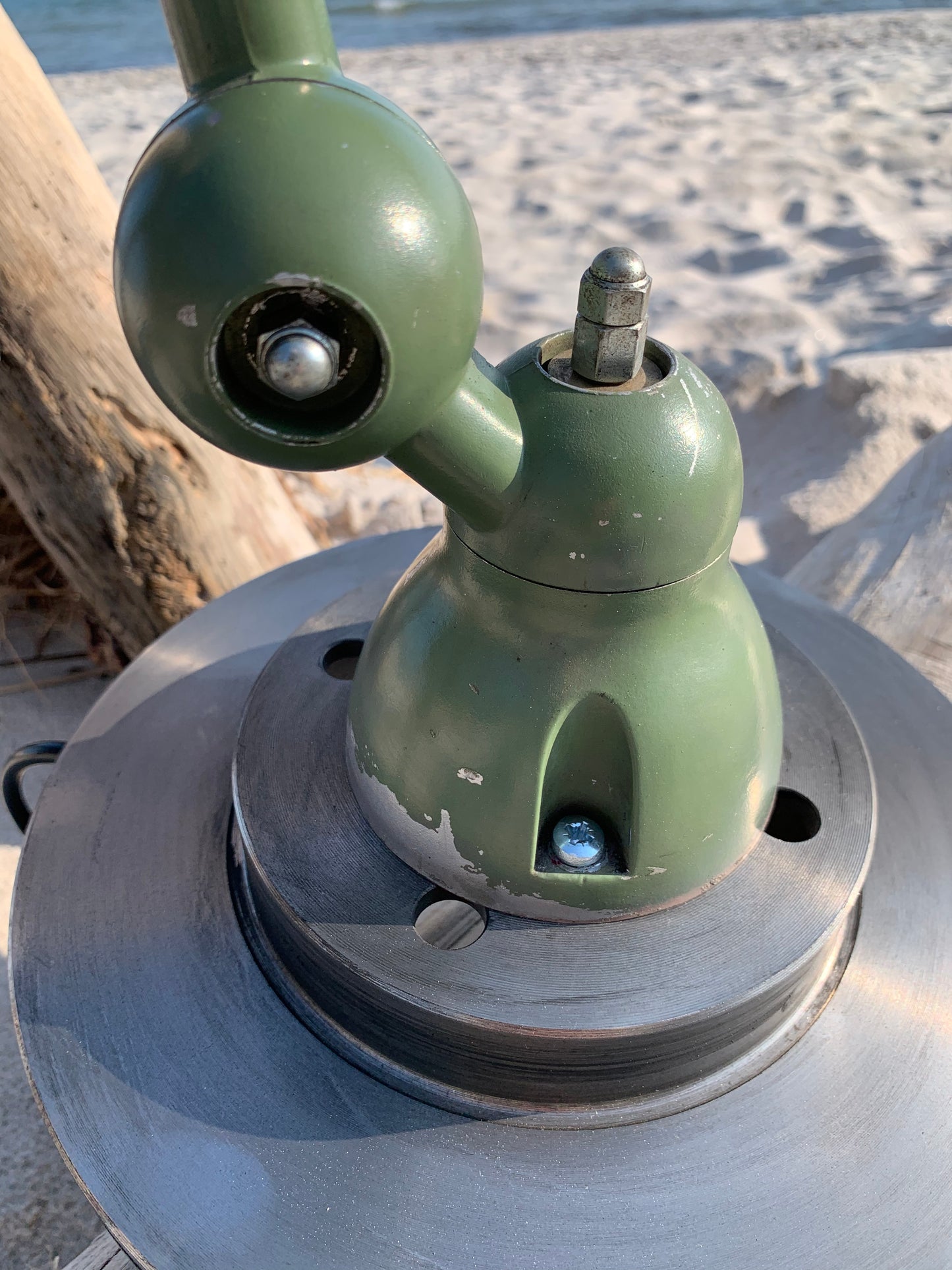 Jieldé bord/væg lampe - Grøn med 2 arme