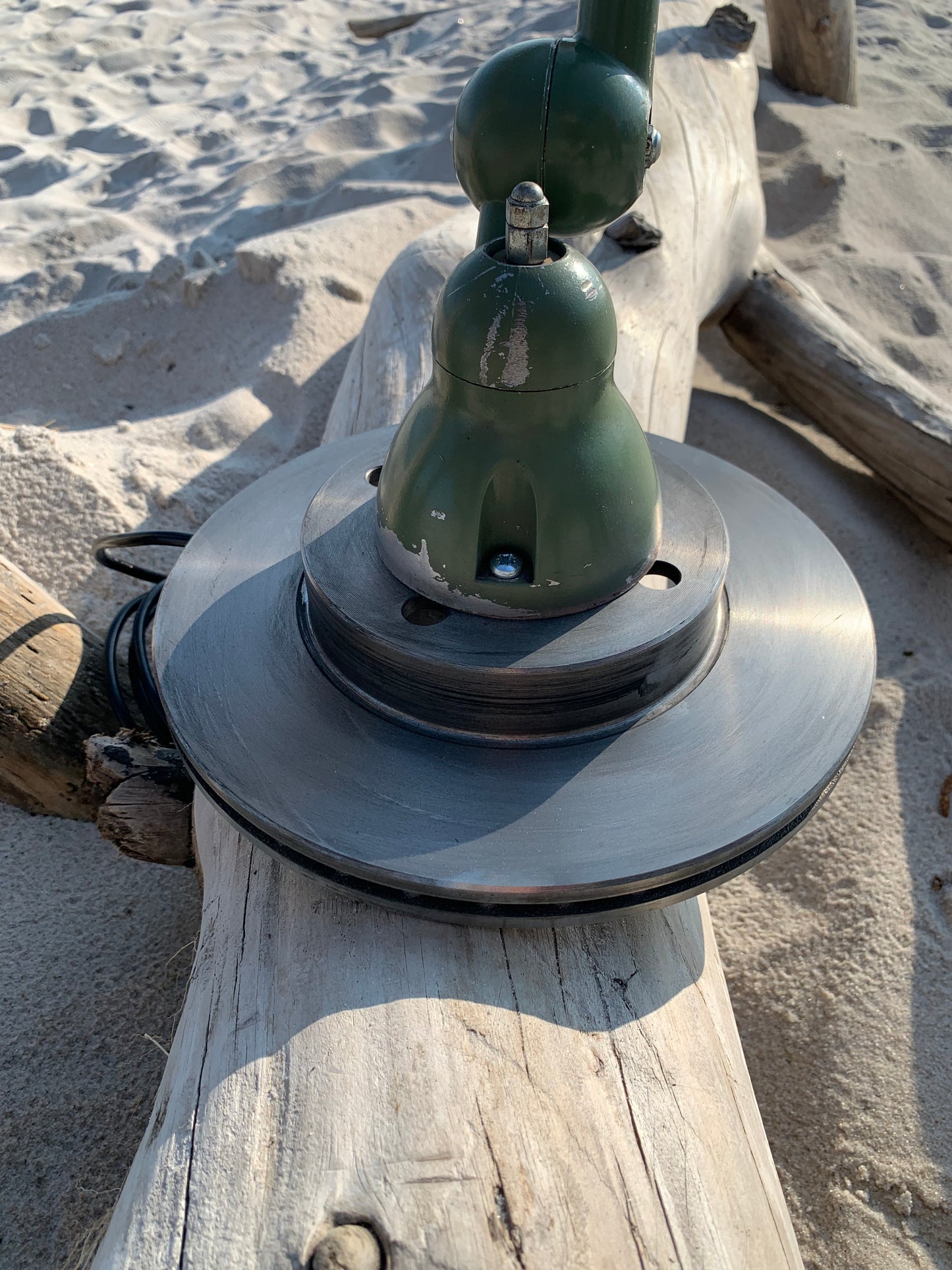 Jieldé bord/væg lampe - Grøn med 2 arme