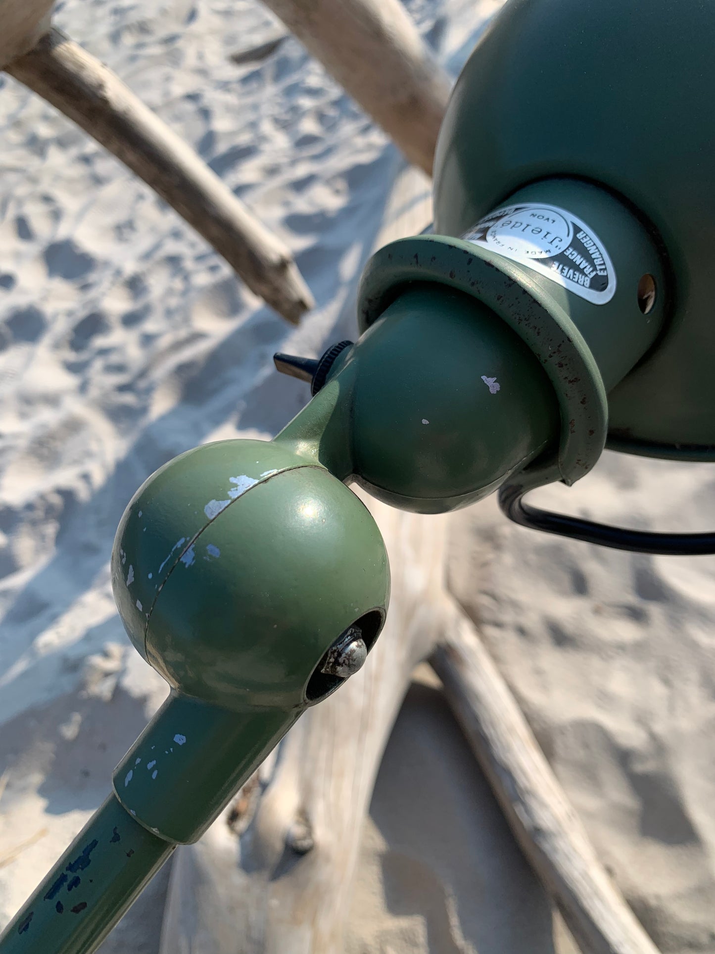 Jieldé bord/væg lampe - Grøn med 2 arme