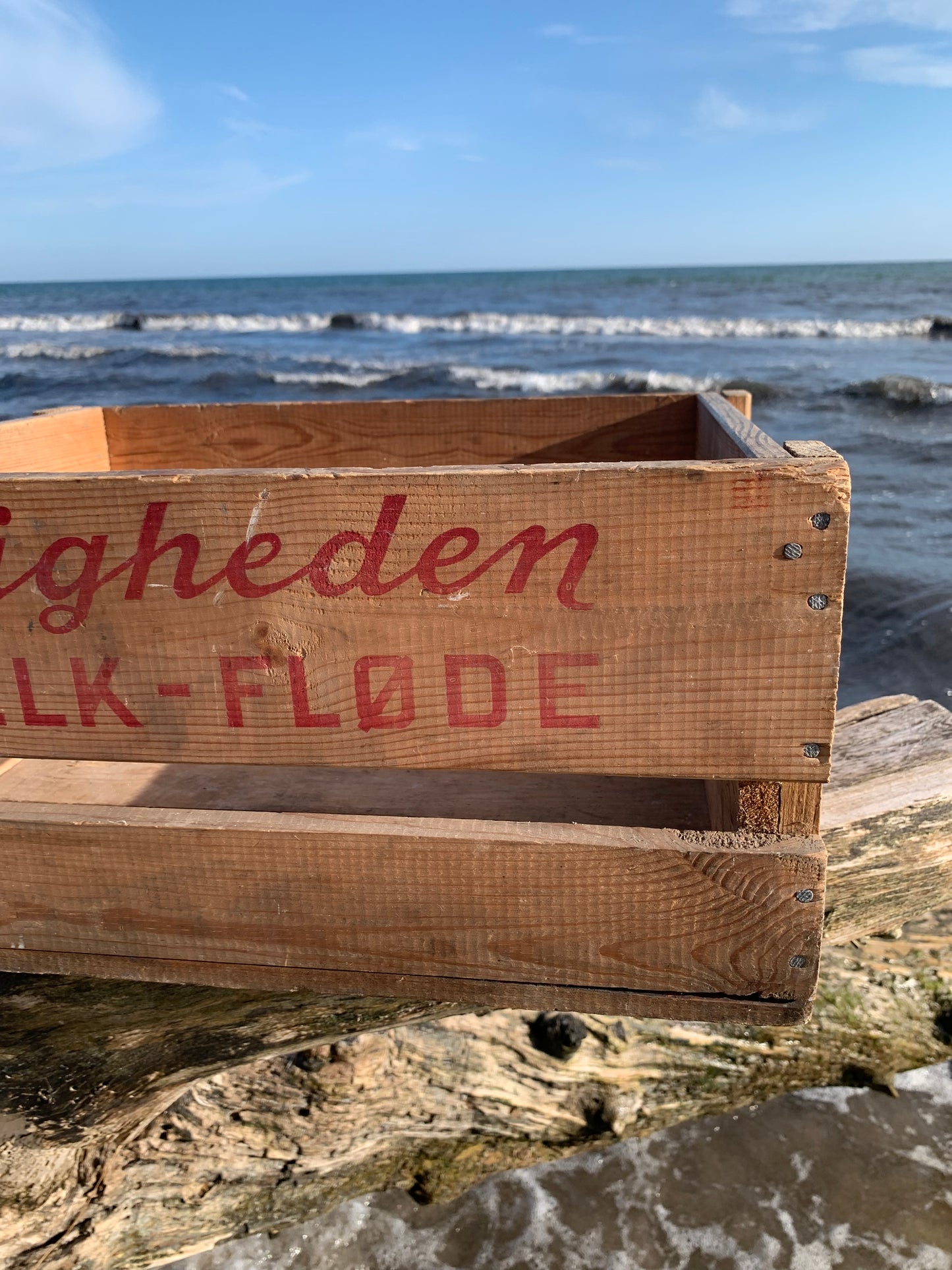 Mælke og fløde kasse