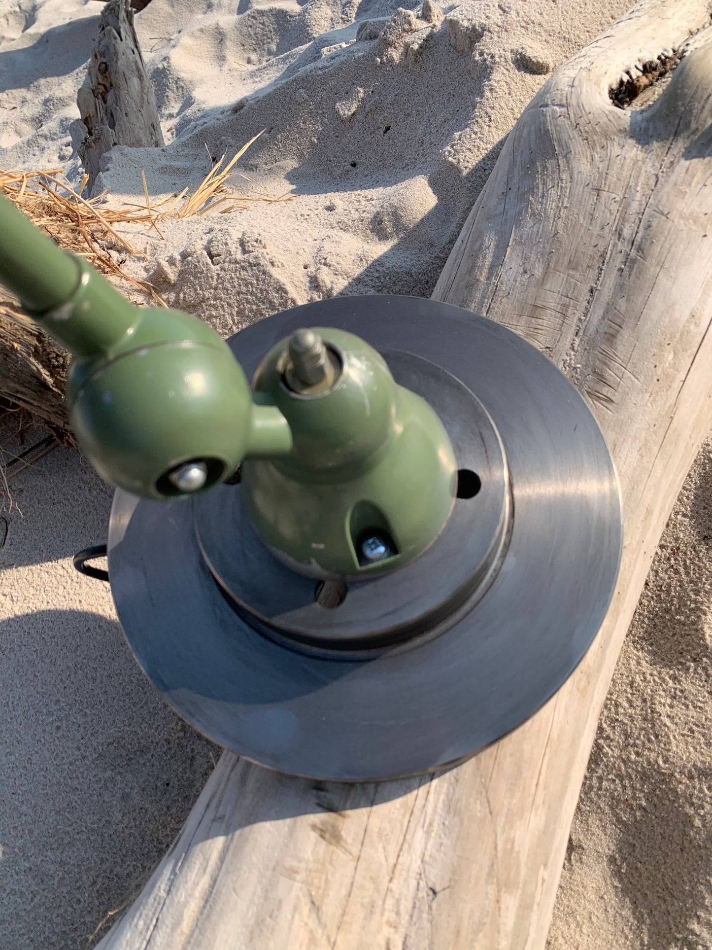 Jieldé bord/væg lampe - Grøn med 2 arme