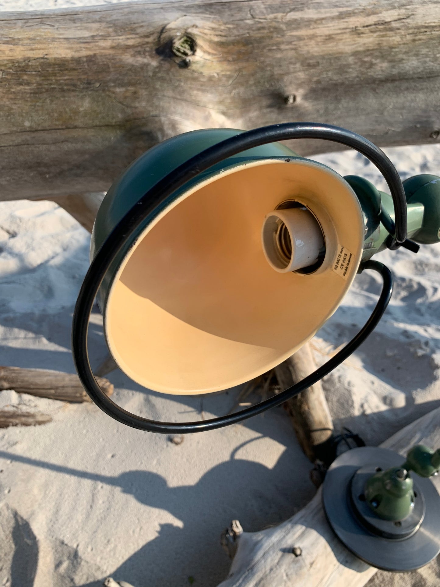 Jieldé bord/væg lampe - Grøn med 2 arme