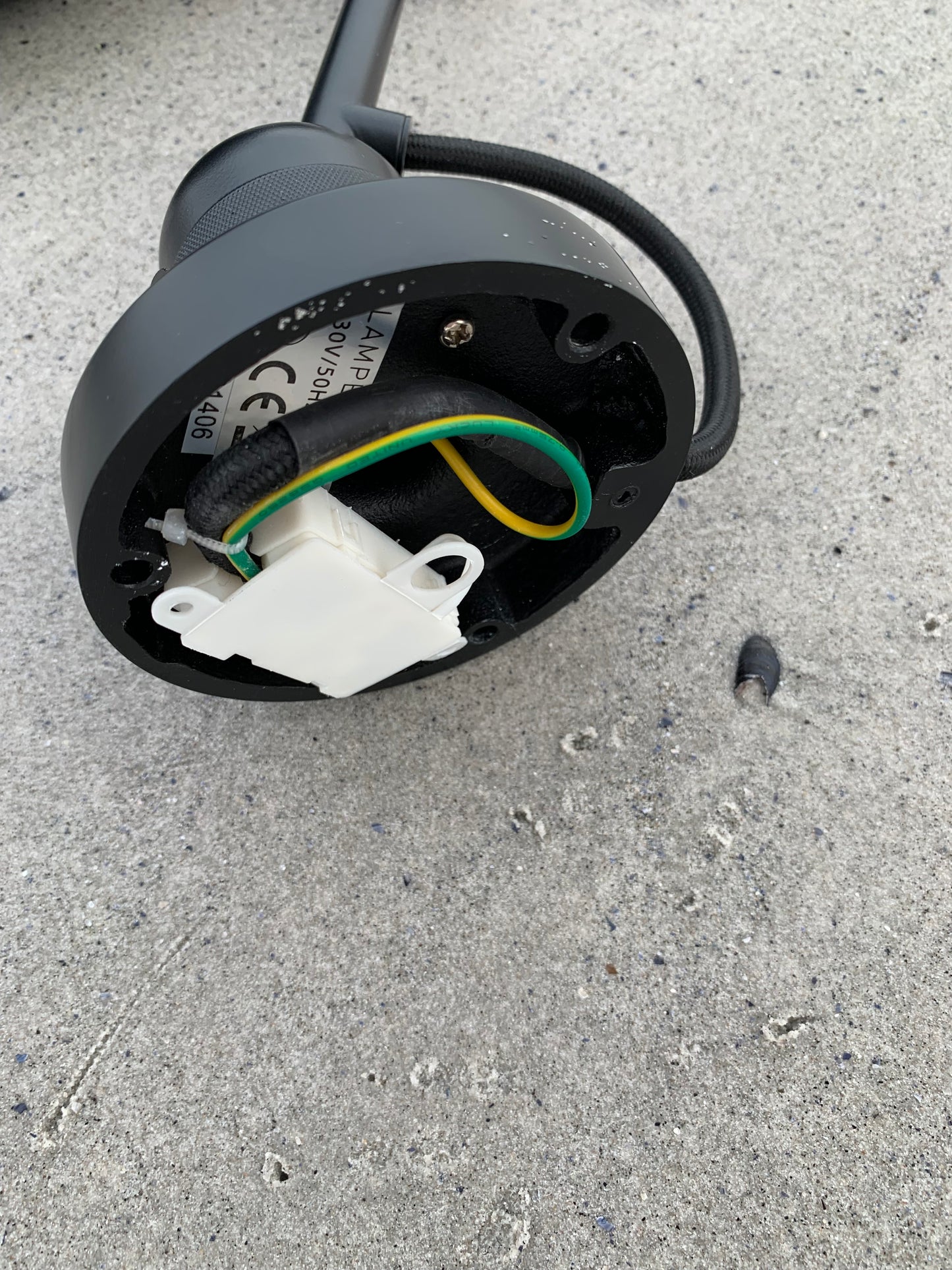 Lampe Gras væglampe - Sort