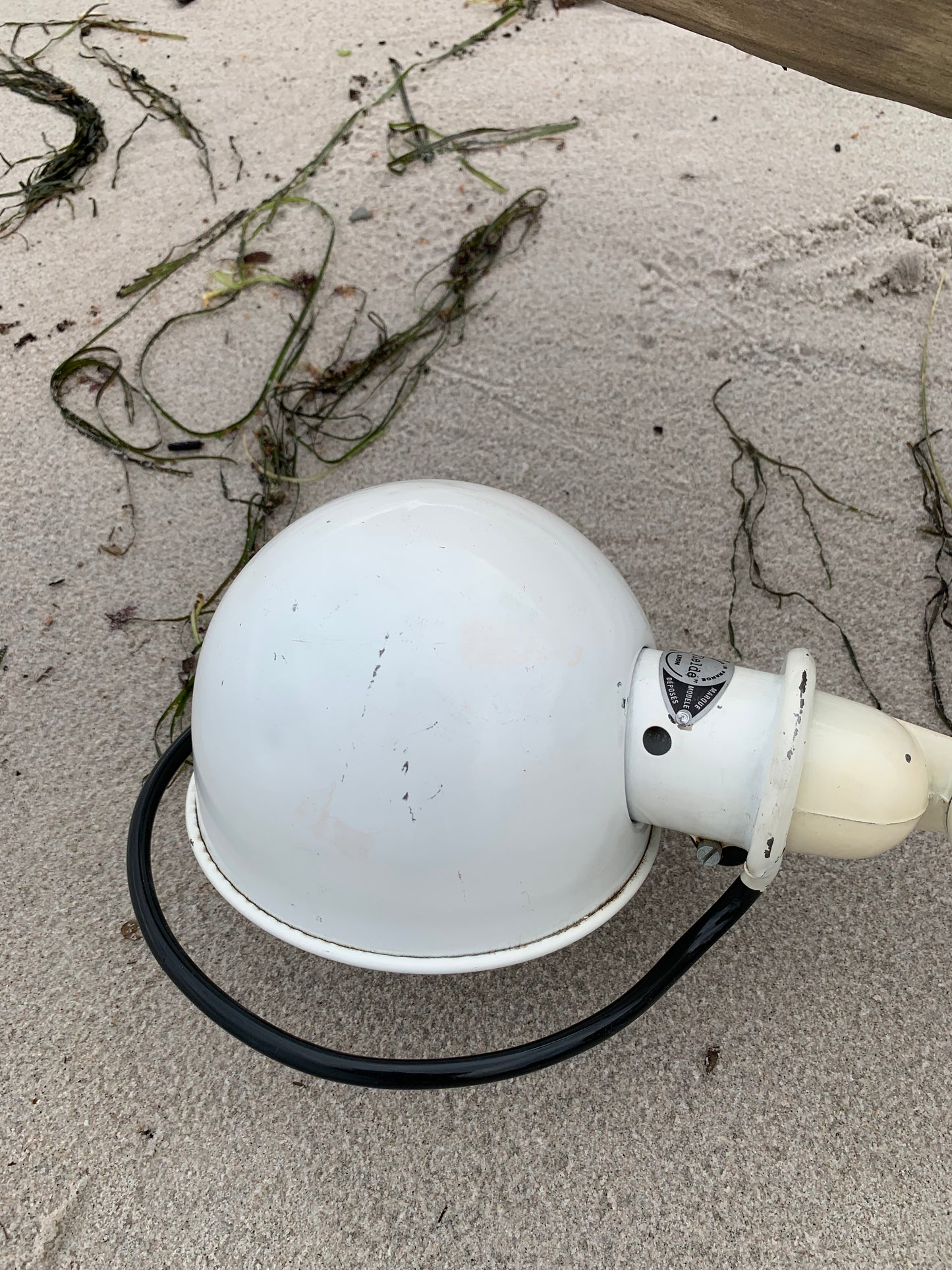 Jieldé lampe med 2 arme og bordbeslag