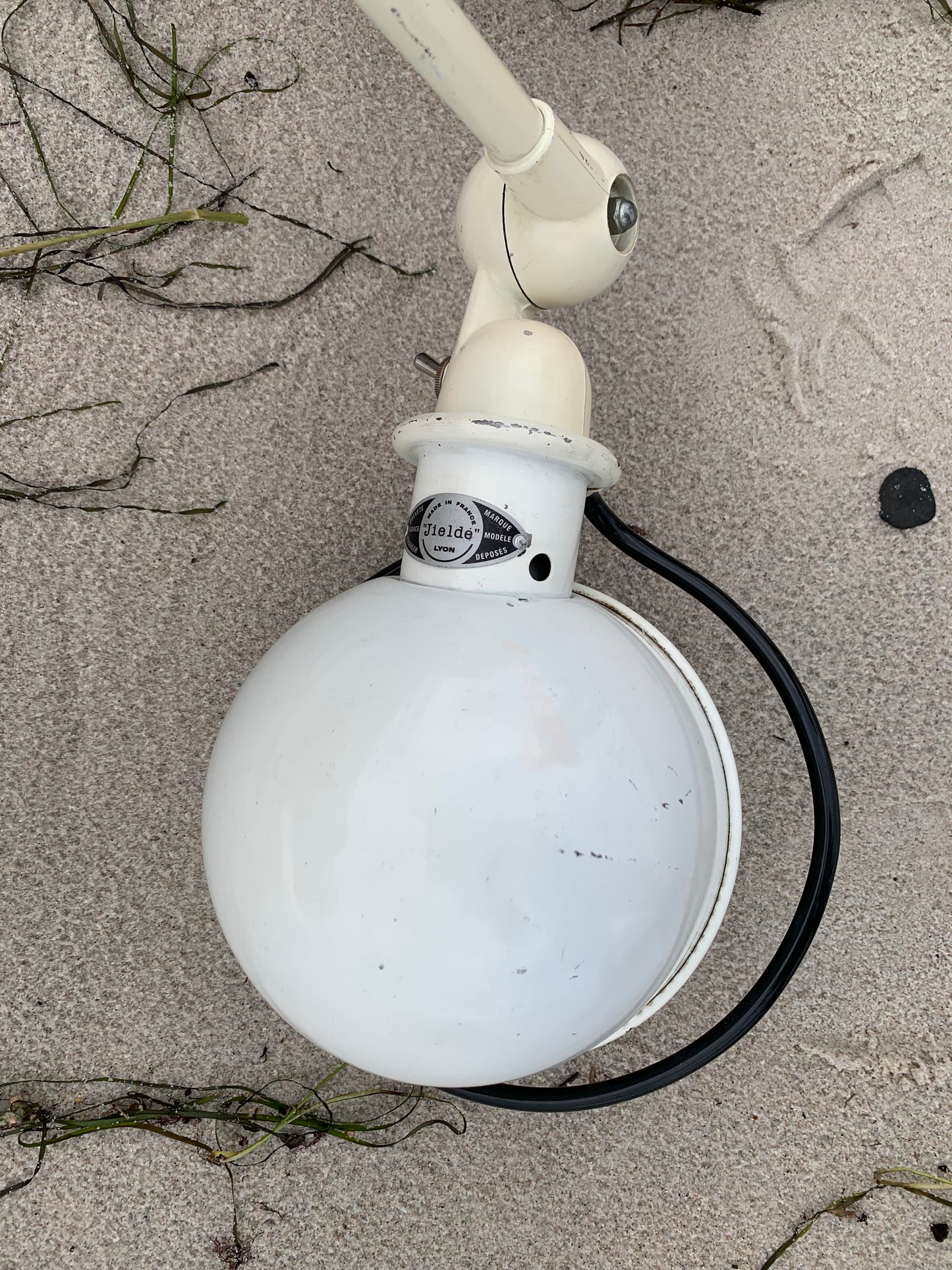 Jieldé lampe med 2 arme og bordbeslag
