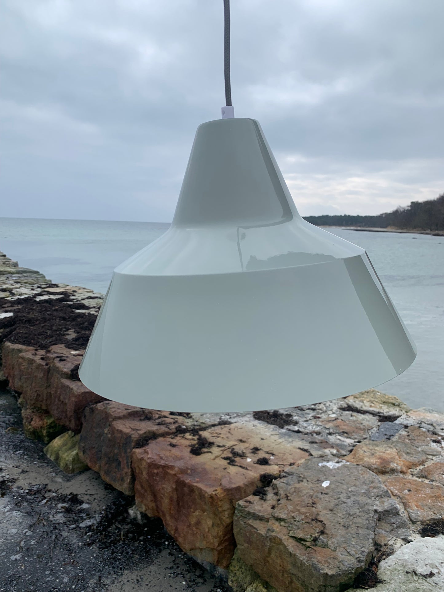 Værkstedslampe - Grå