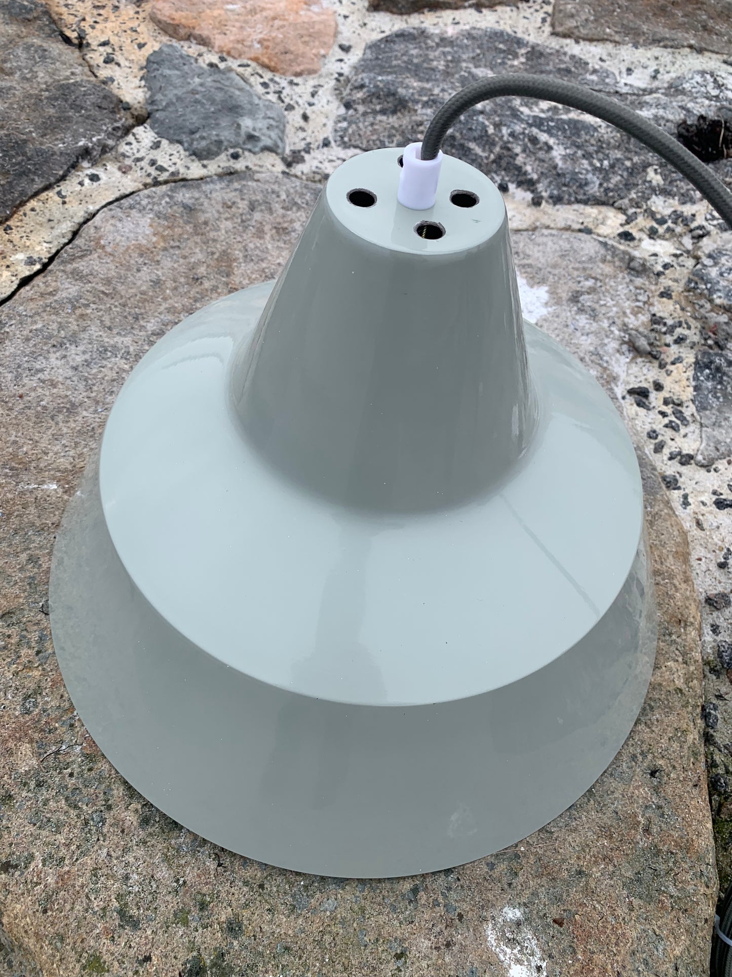 Værkstedslampe - Grå