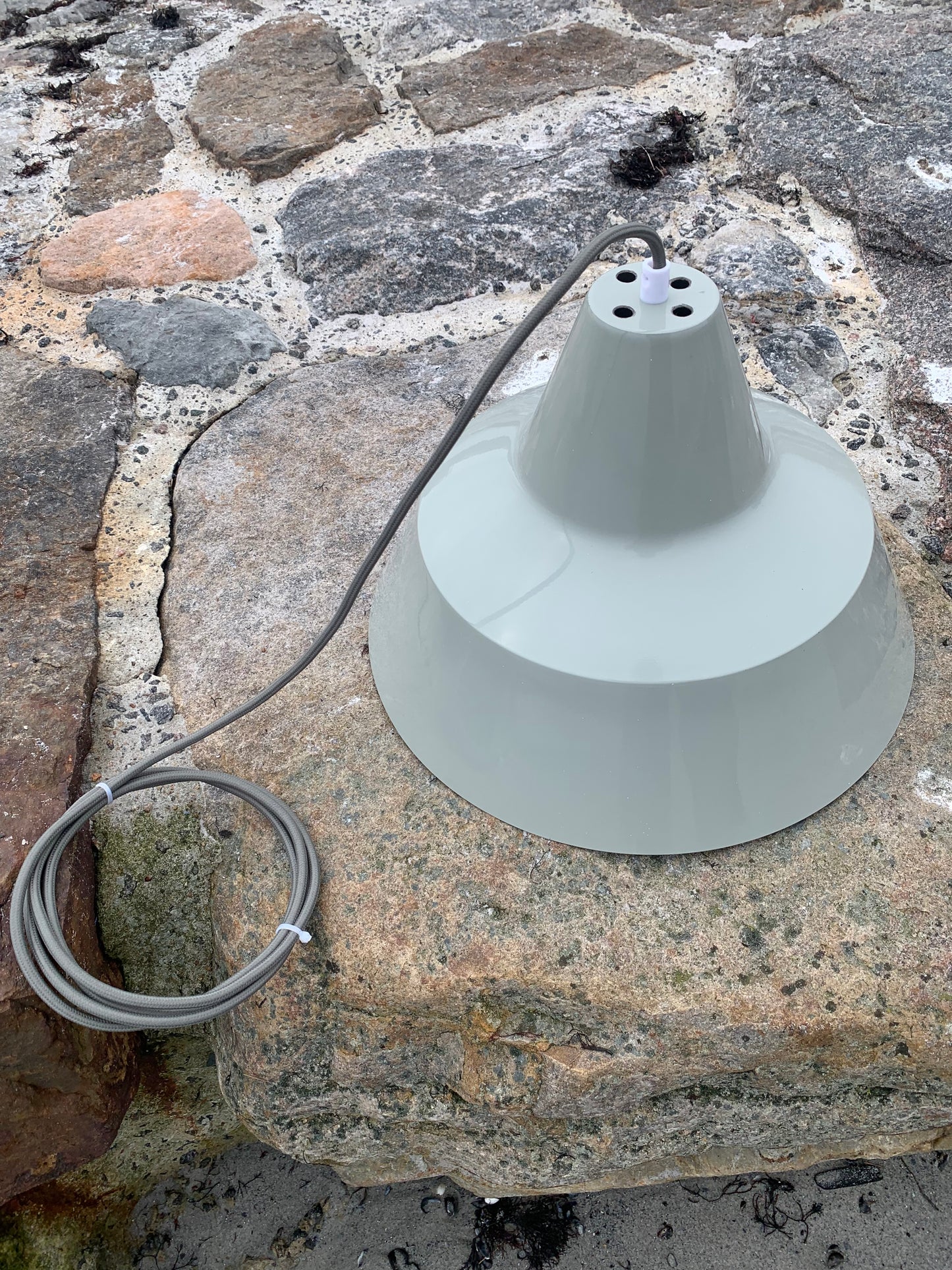 Værkstedslampe - Grå