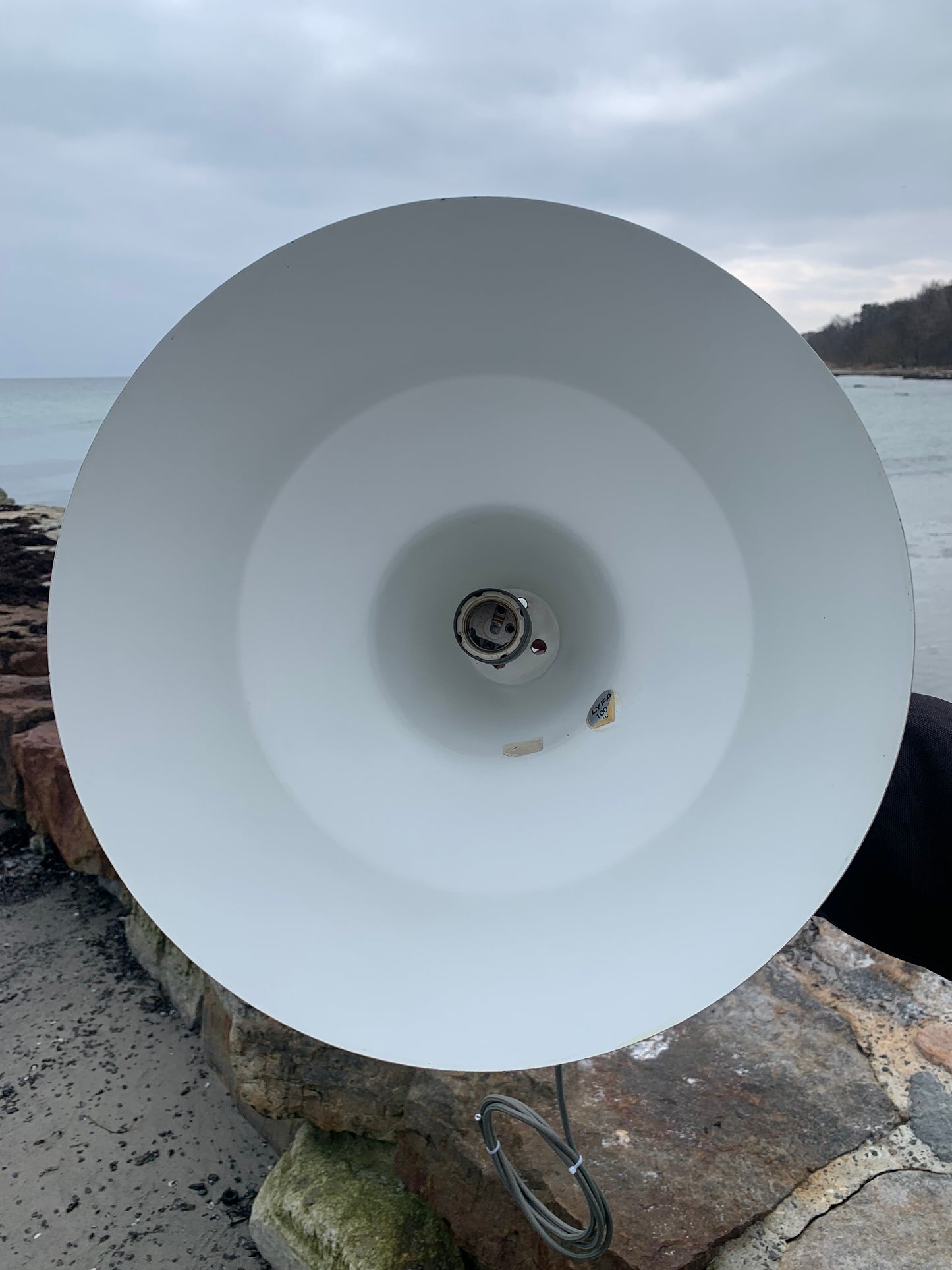 Værkstedslampe - Grå