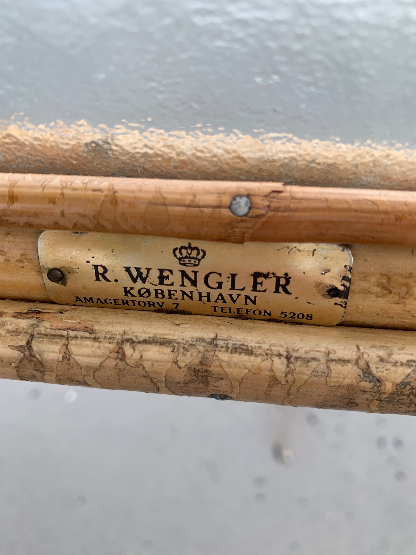 Rullebord/vogn i bambus