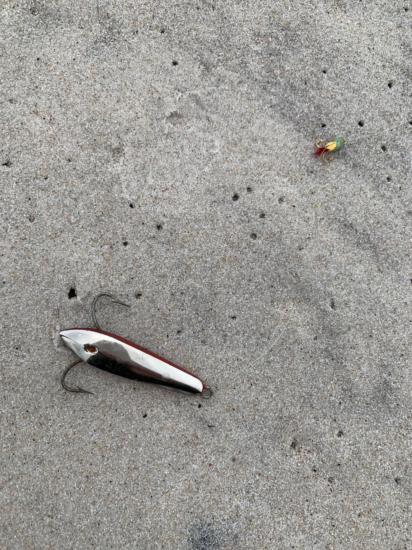 Gammel fransk fiskestang med hjul