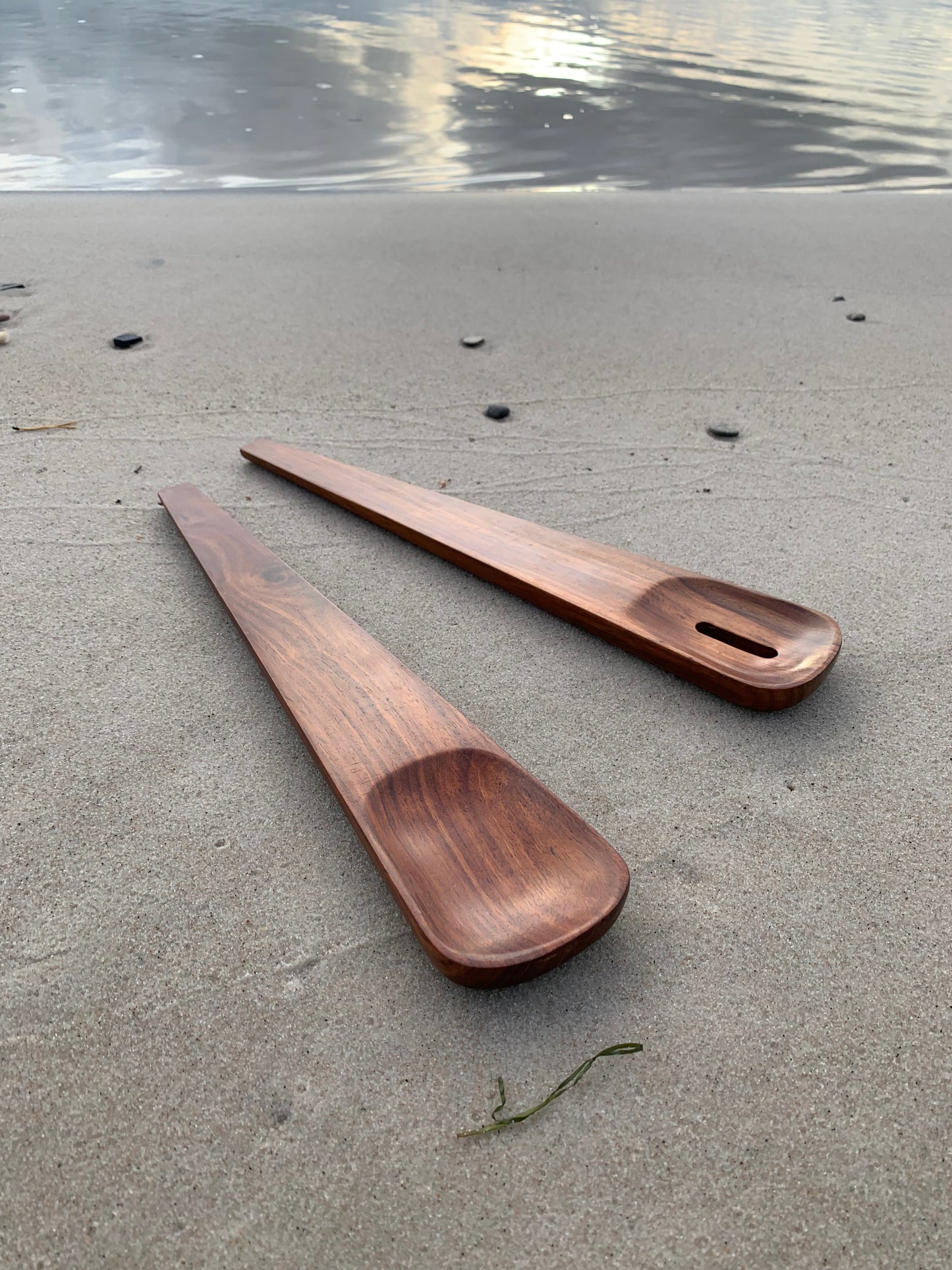 Salatbestik i teak