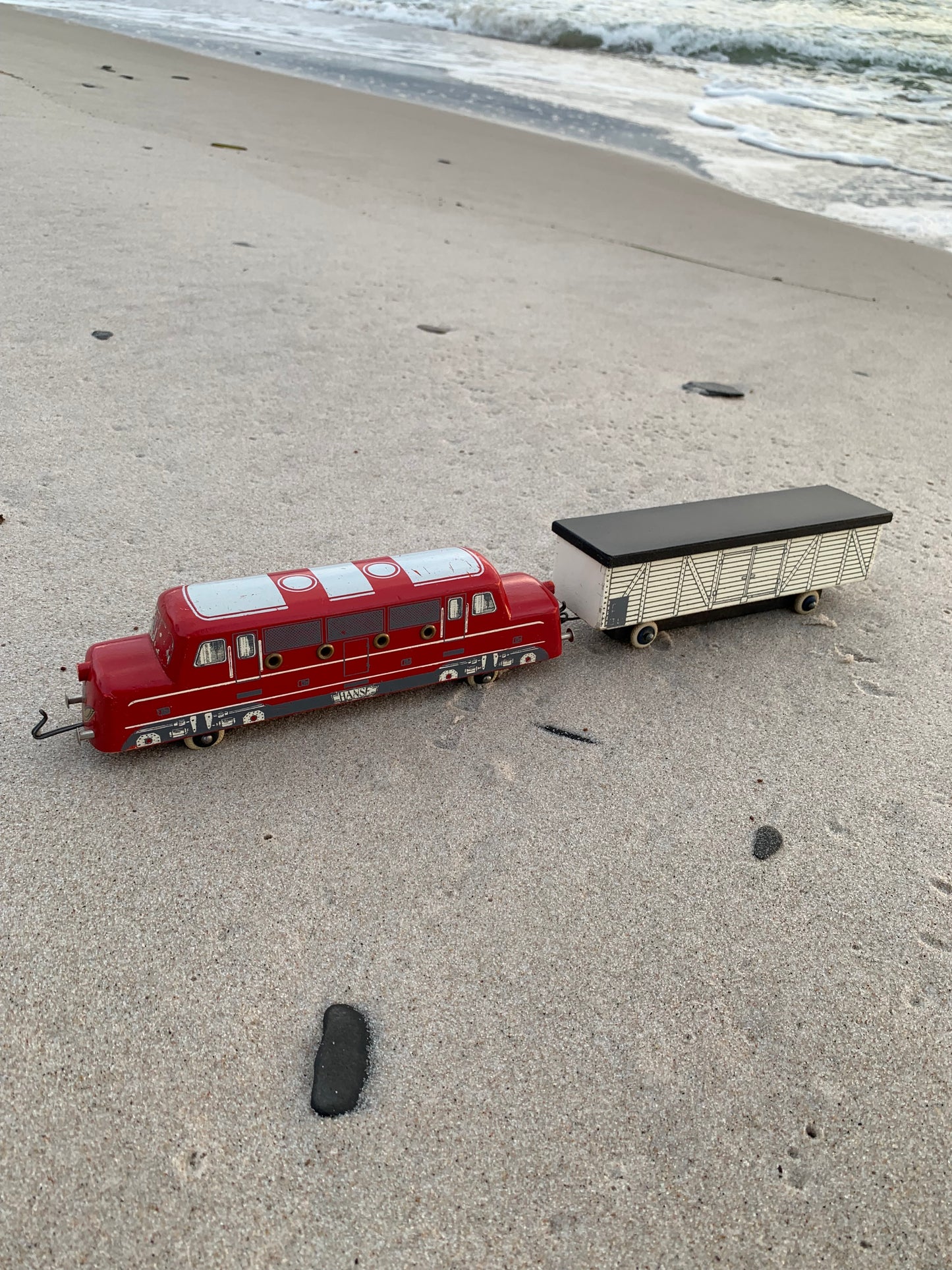 Hanse DSB tog med vogn