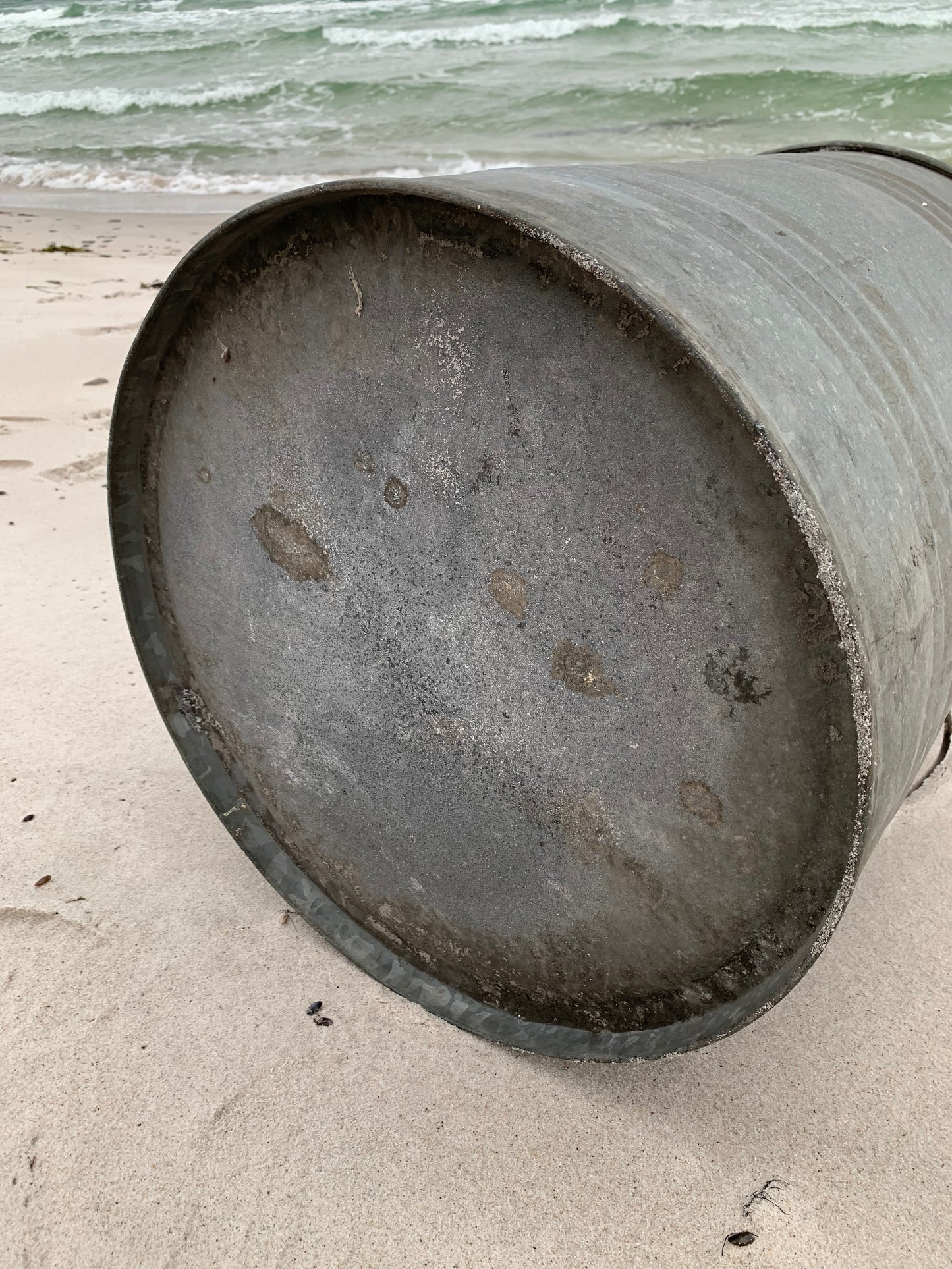 Industriel beholder i zink