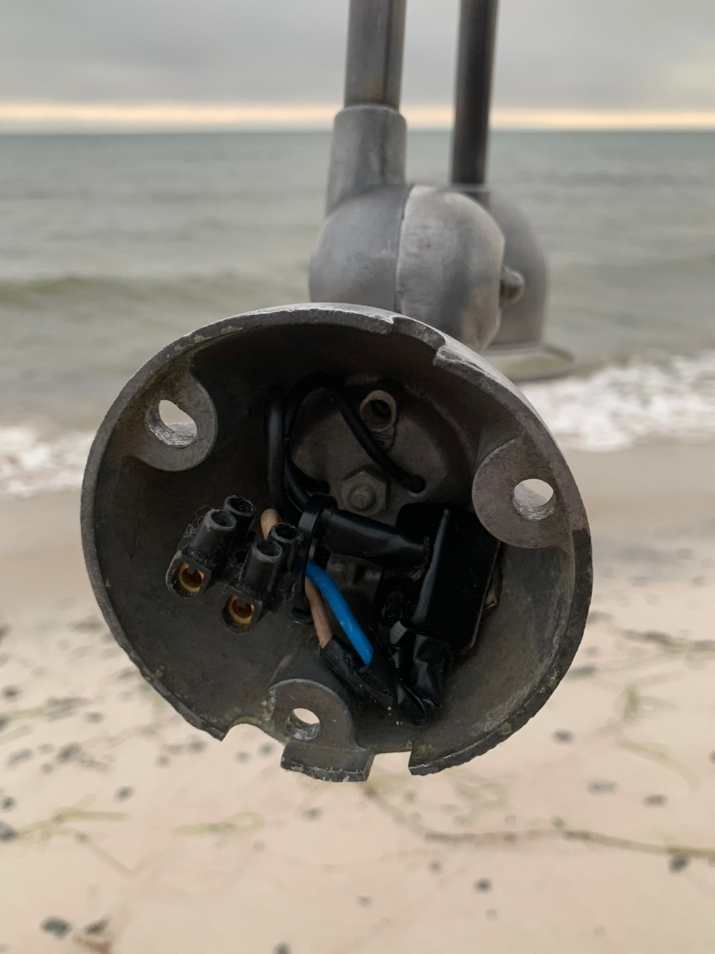 Jieldé væg/loft lampe - Mørk metal