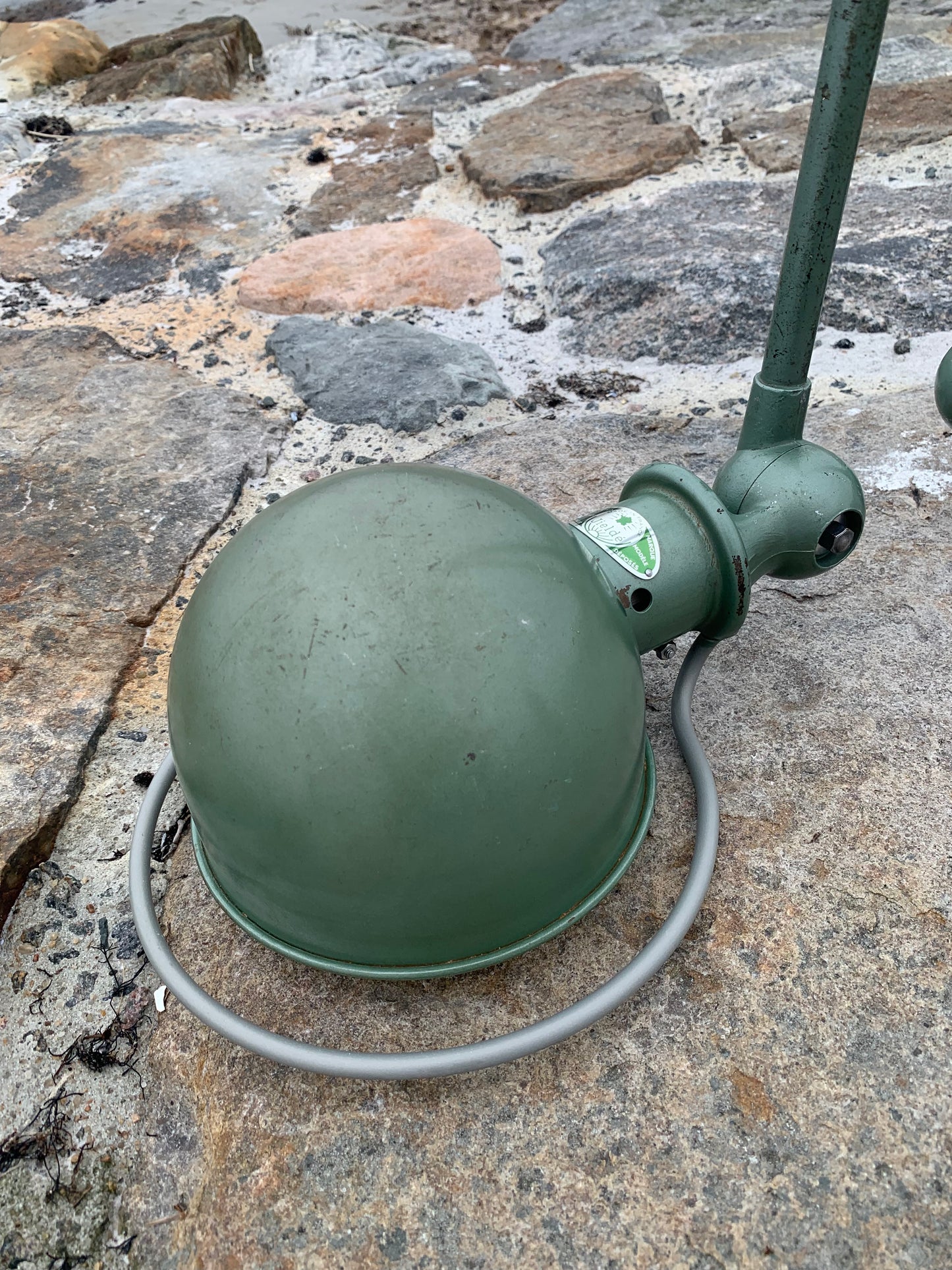 Jieldé væg/loft lampe med 2 arme - Grøn