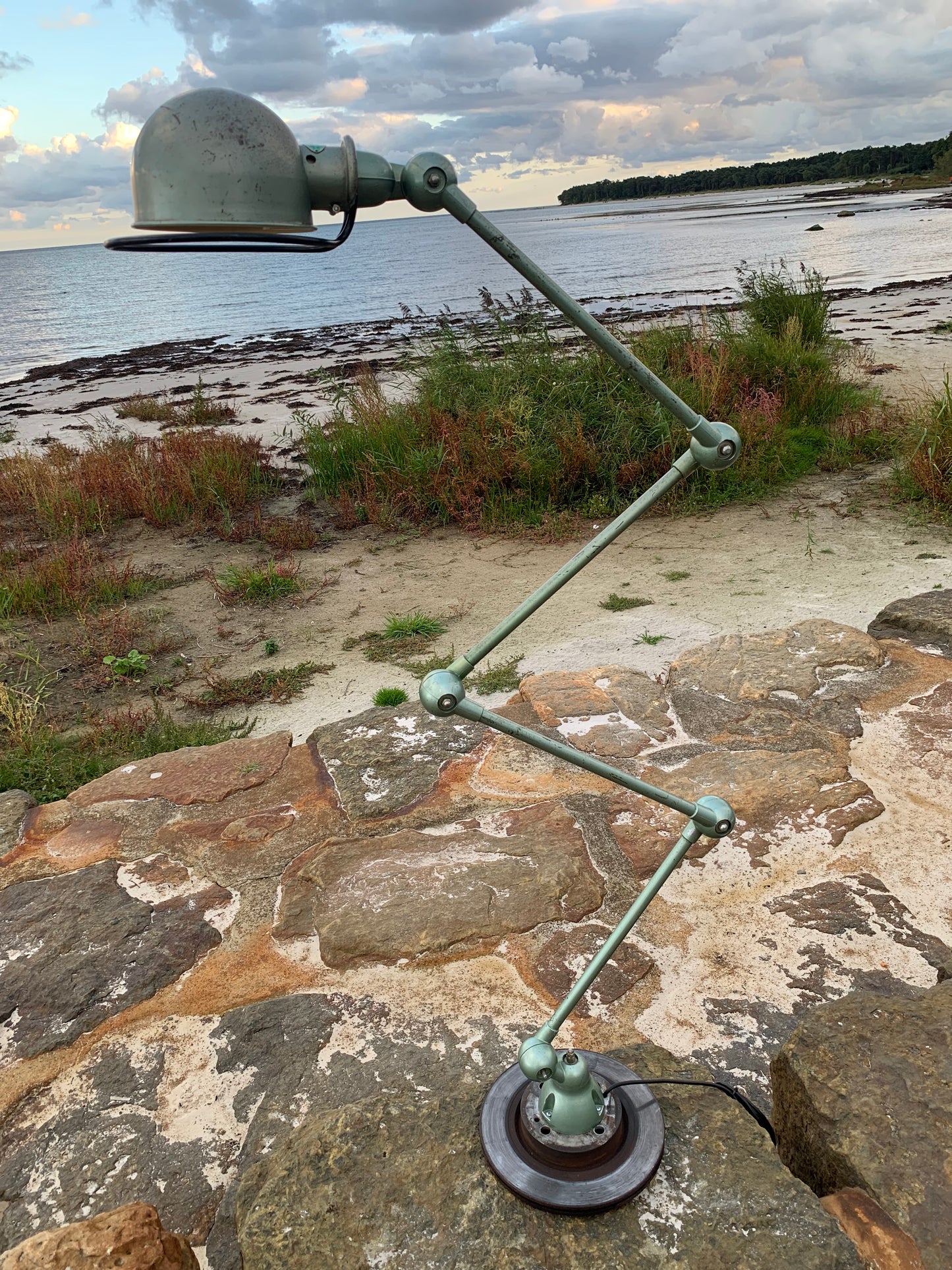 Jieldé gulvlampe med 4 arme - Grøn