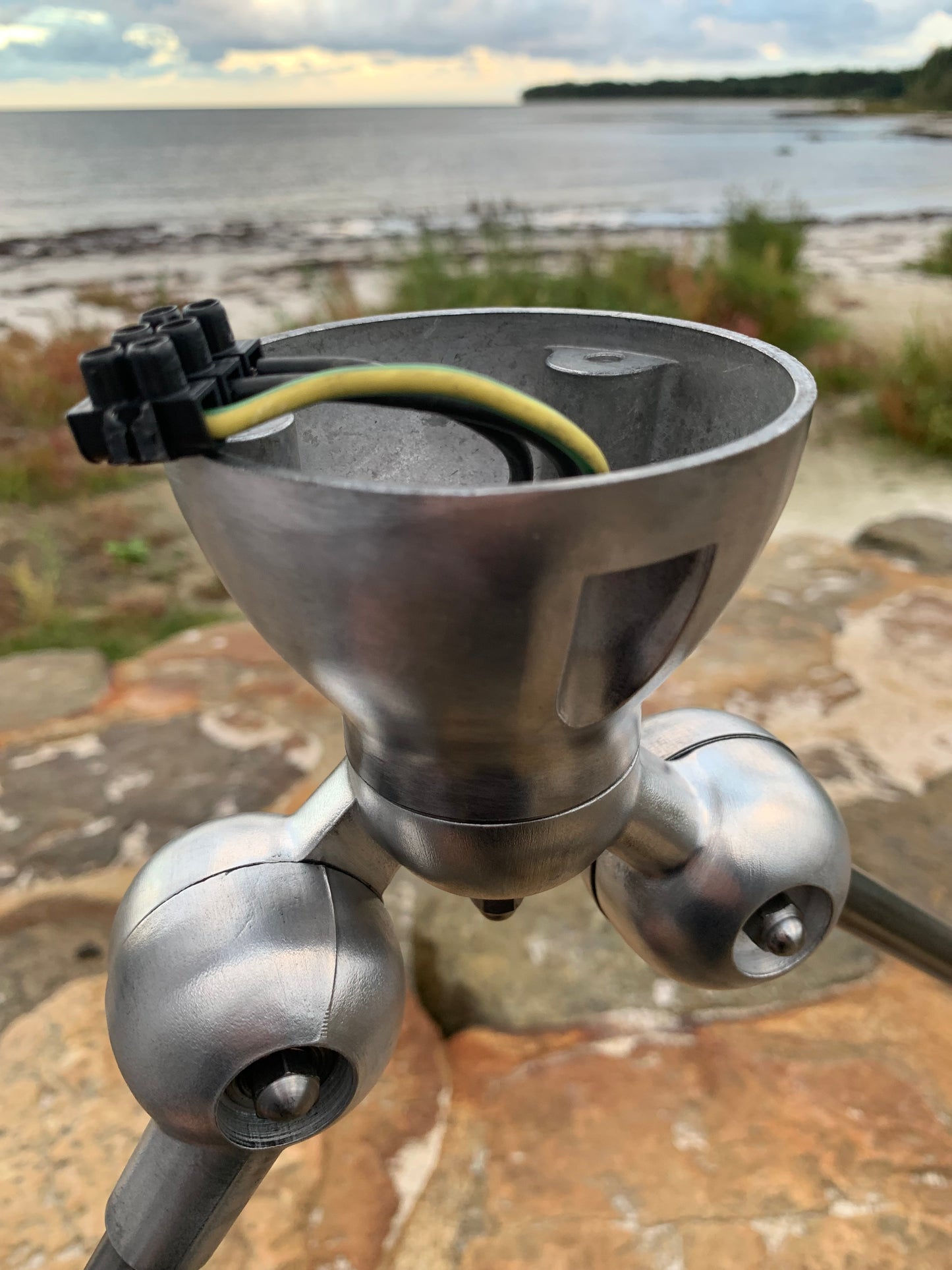 Jieldé loftlampe med dobbeltbeslag og 2 x 2 arme