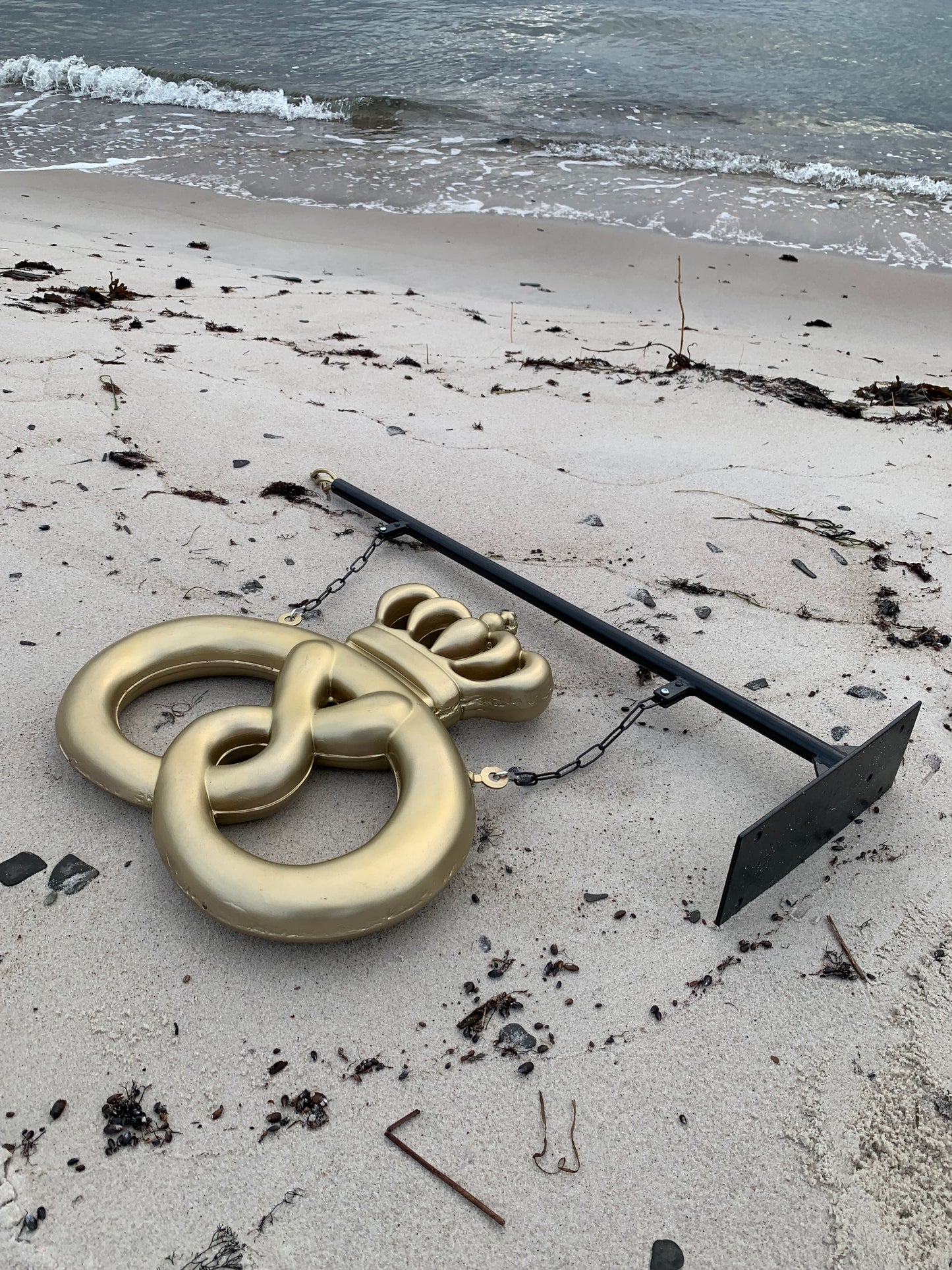 Kringle med skilteophæng