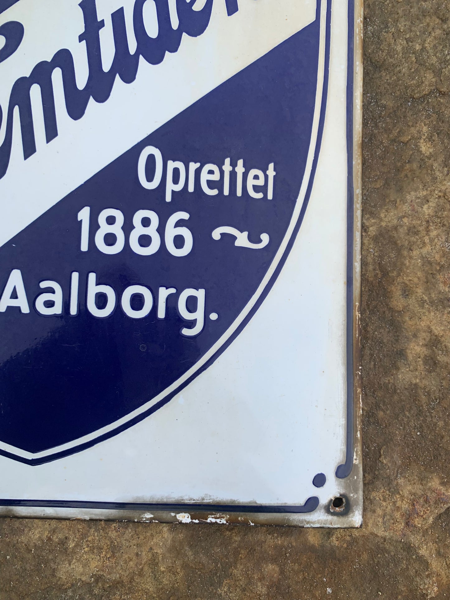 Emaljeskilt - Gensidig dansk livsforsikrings forening