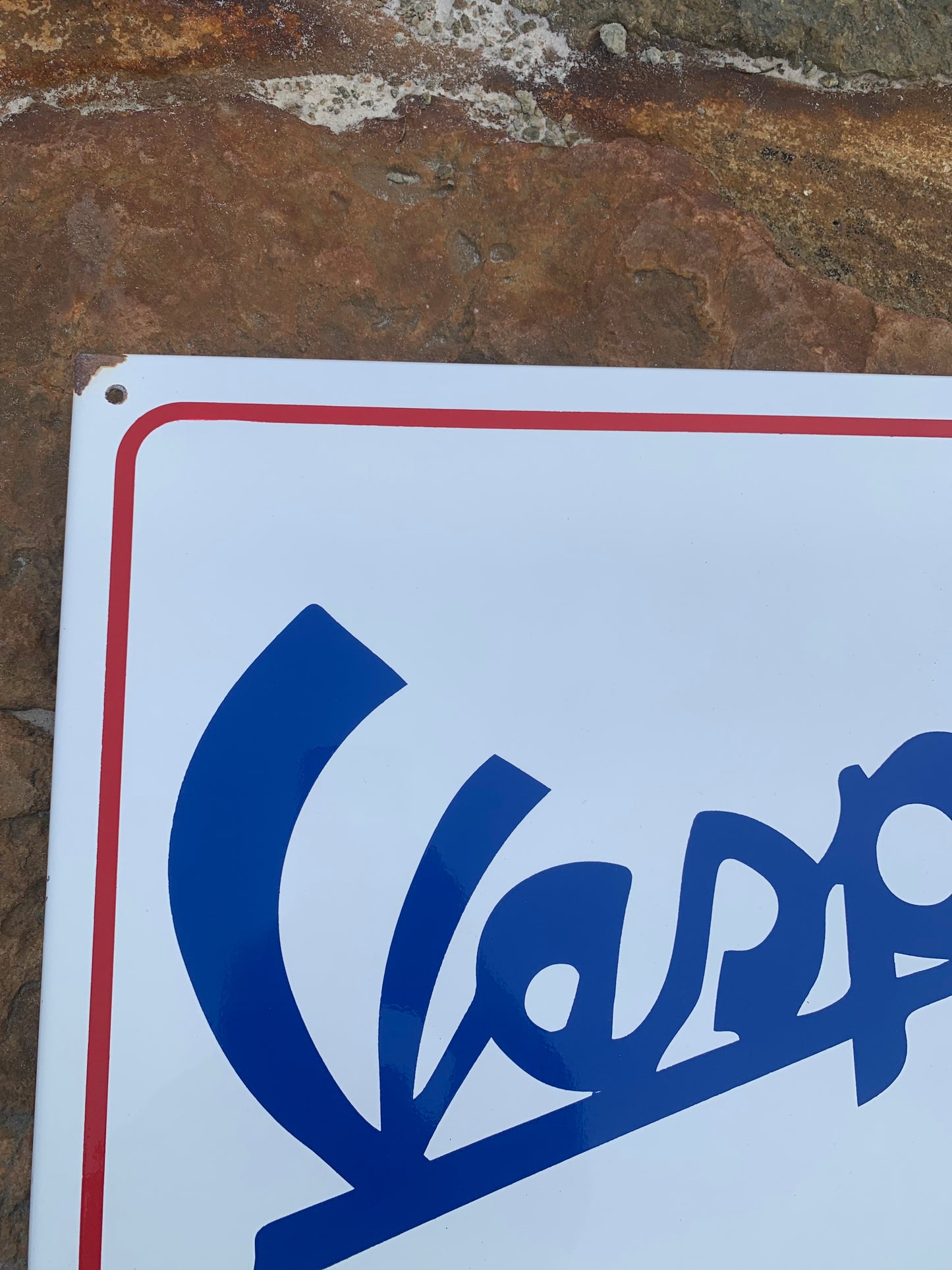 Vespa emaljeskilt