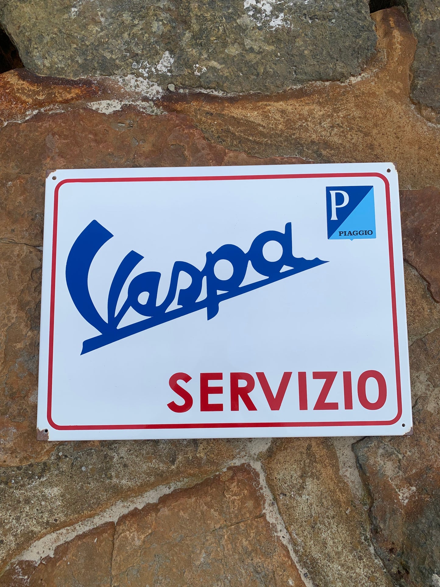Vespa emaljeskilt