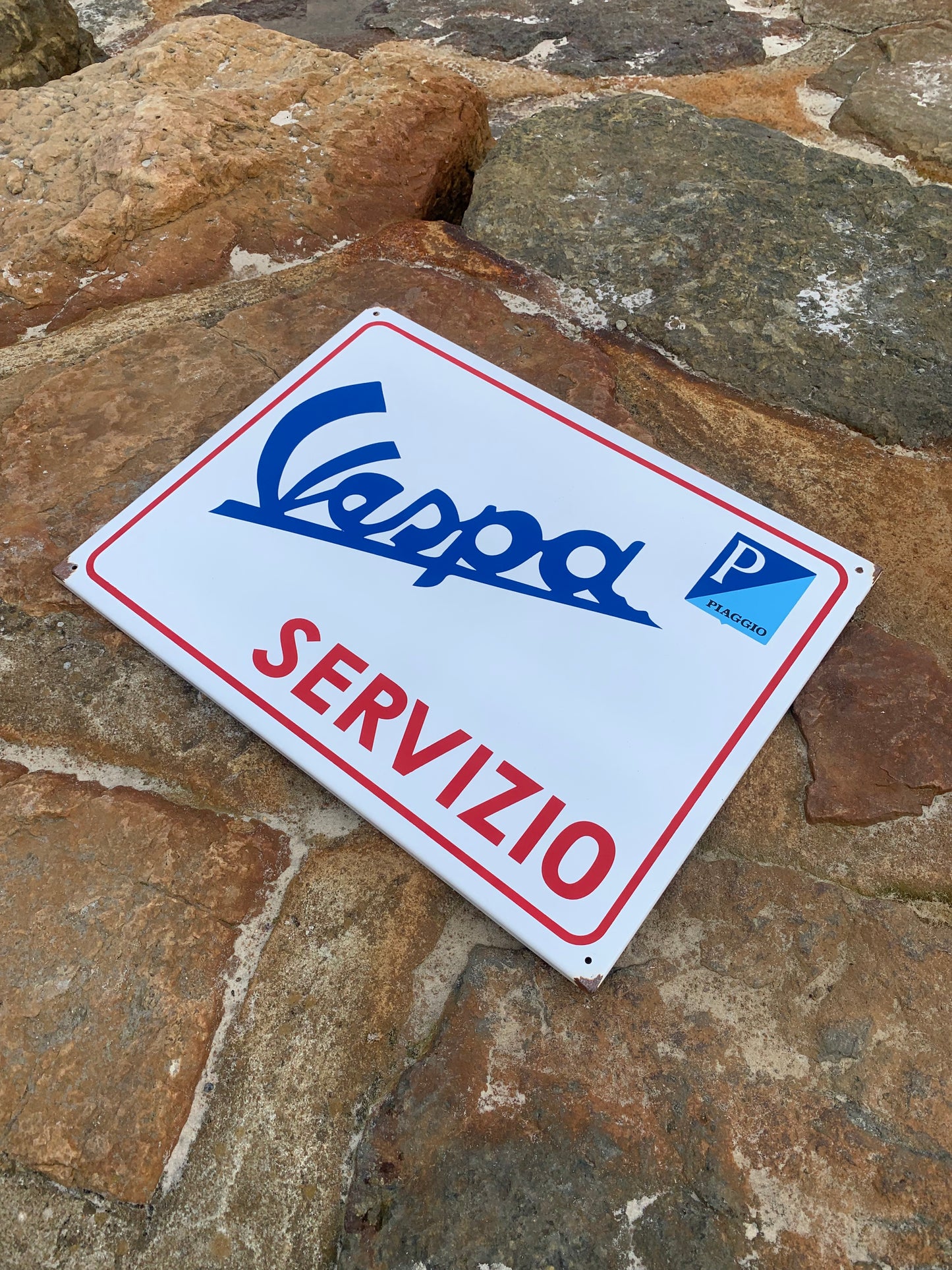 Vespa emaljeskilt