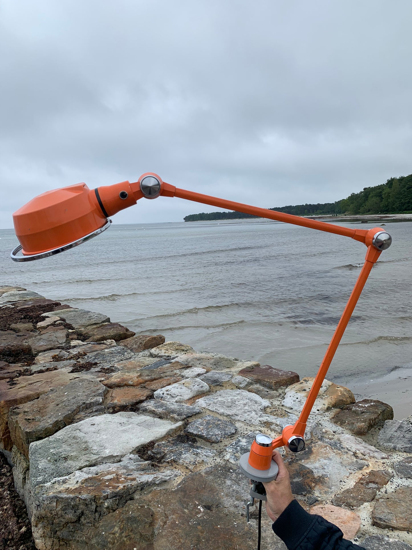 Jieldé lampe med bordbeslag