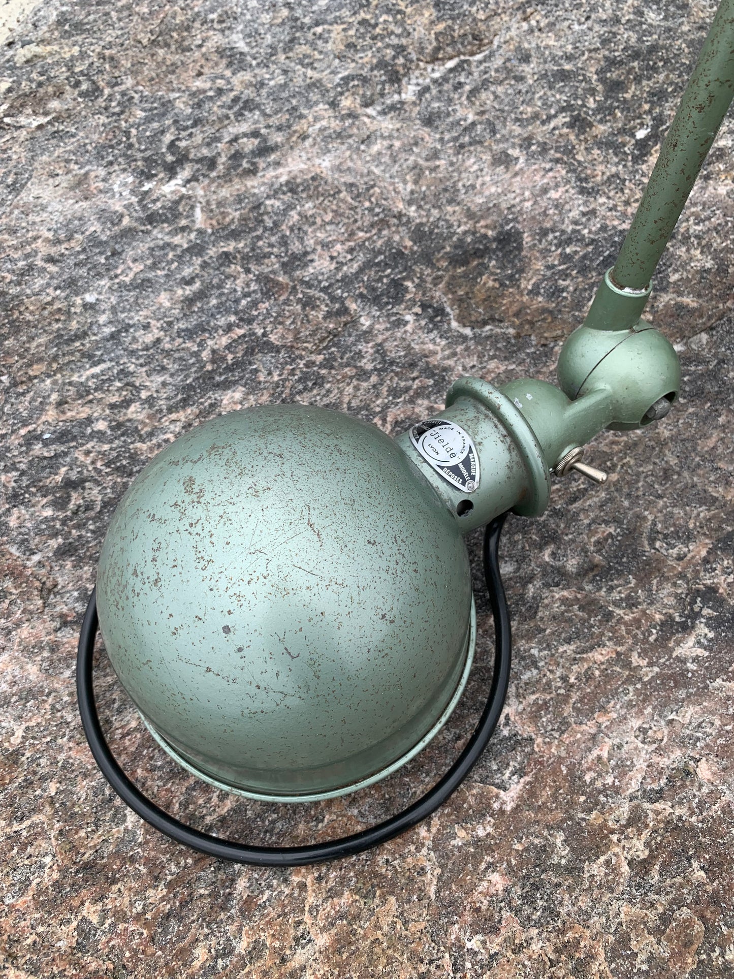 Jieldé væg/loftlampe med 2 arme - Grøn