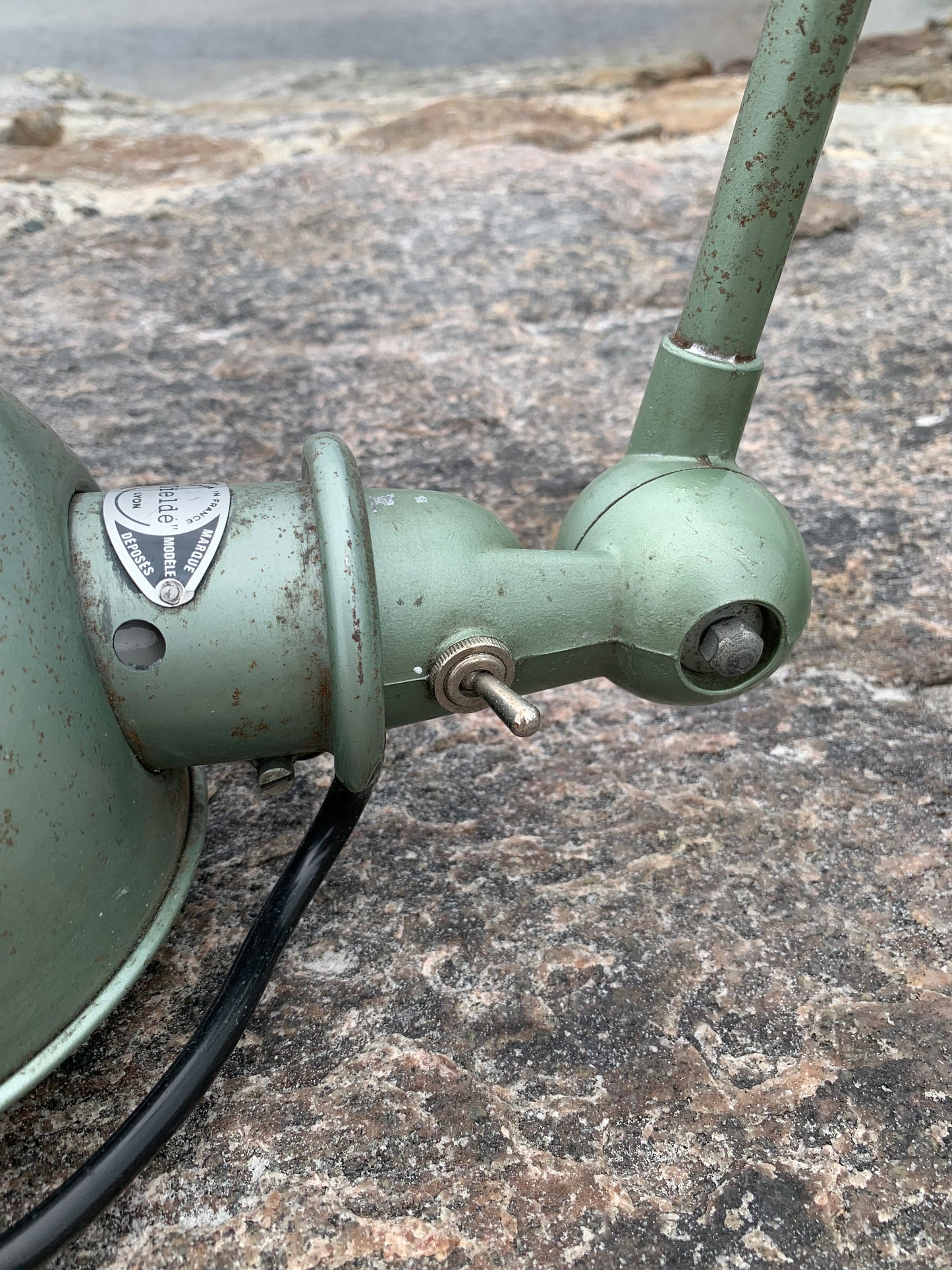 Jieldé væg/loftlampe med 2 arme - Grøn