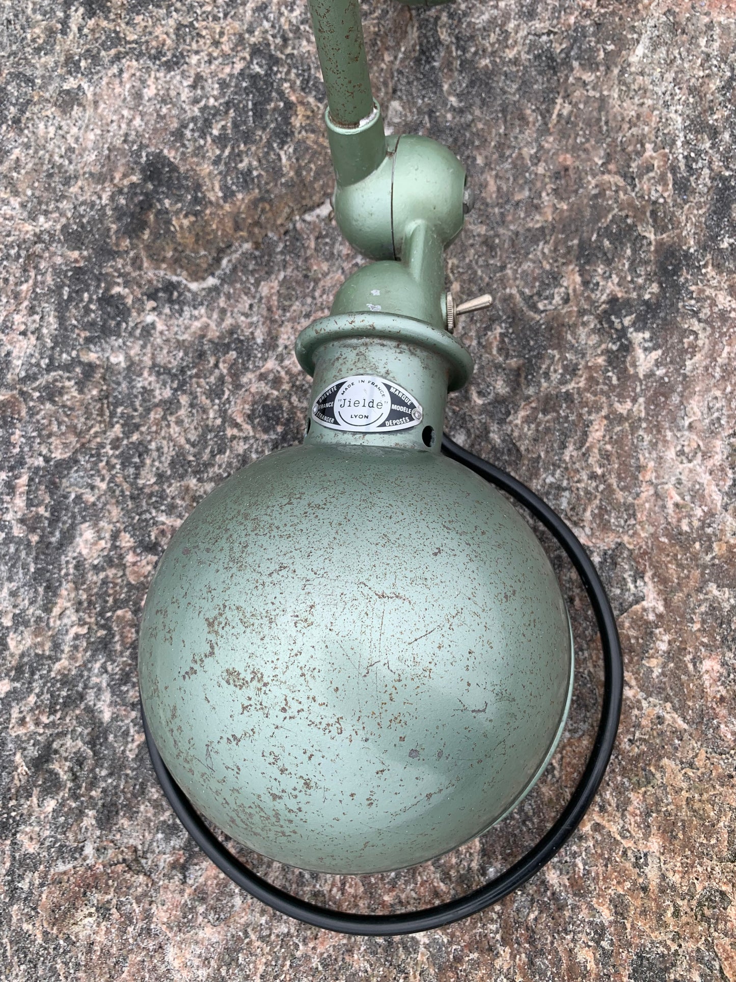 Jieldé væg/loftlampe med 2 arme - Grøn