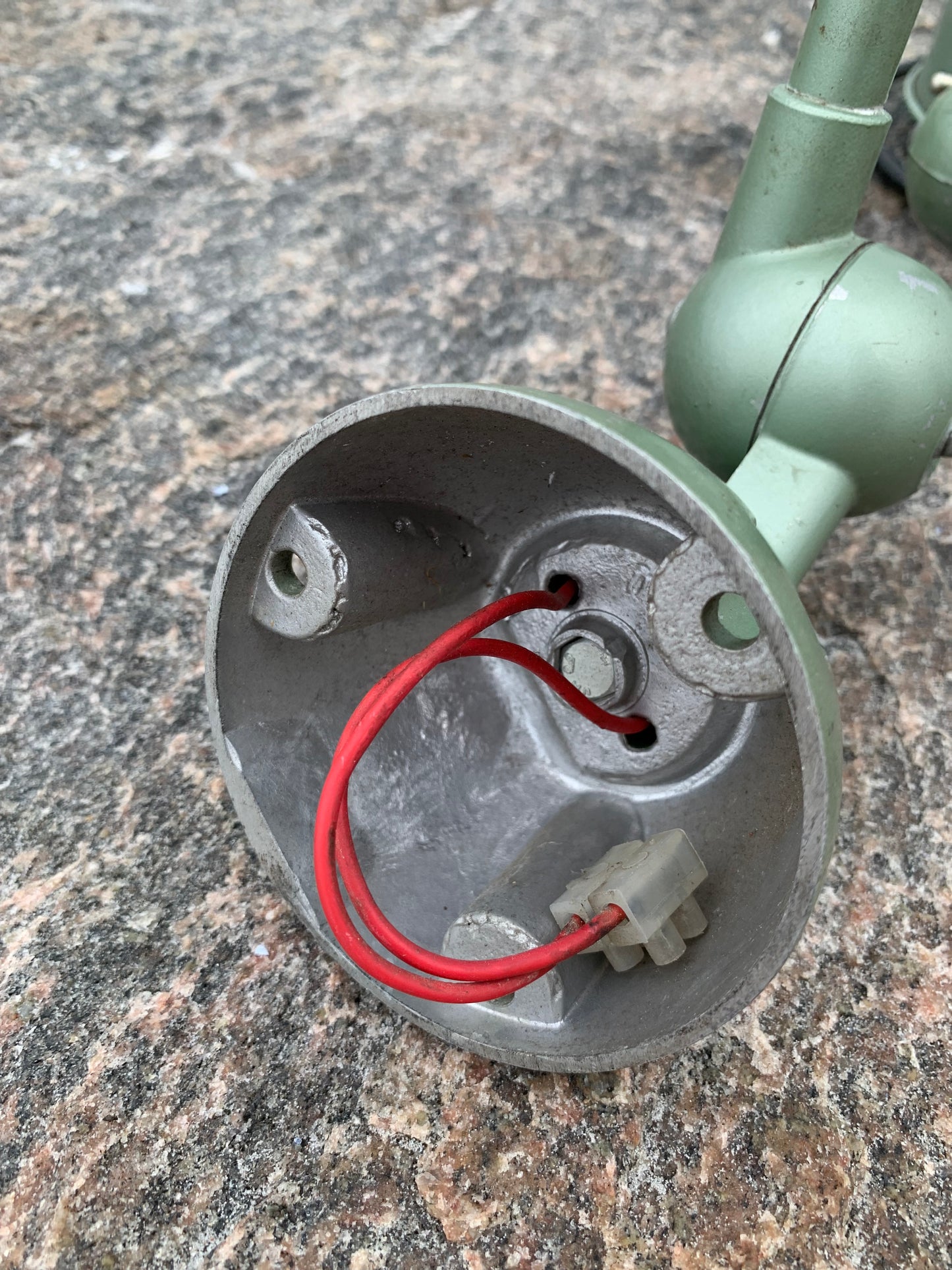 Jieldé væg/loftlampe med 2 arme - Grøn