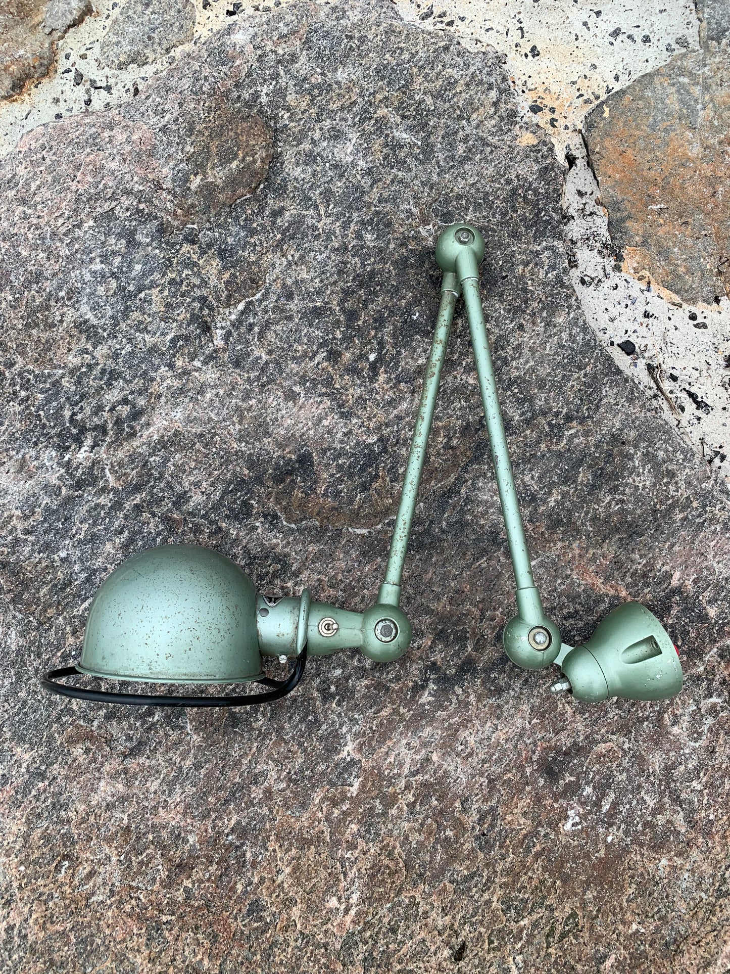 Jieldé væg/loftlampe med 2 arme - Grøn