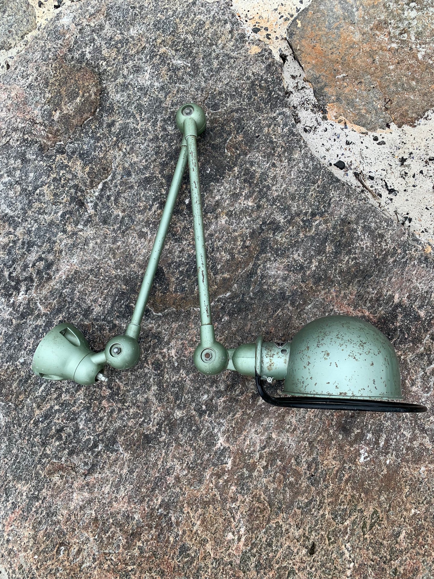Jieldé væg/loftlampe med 2 arme - Grøn