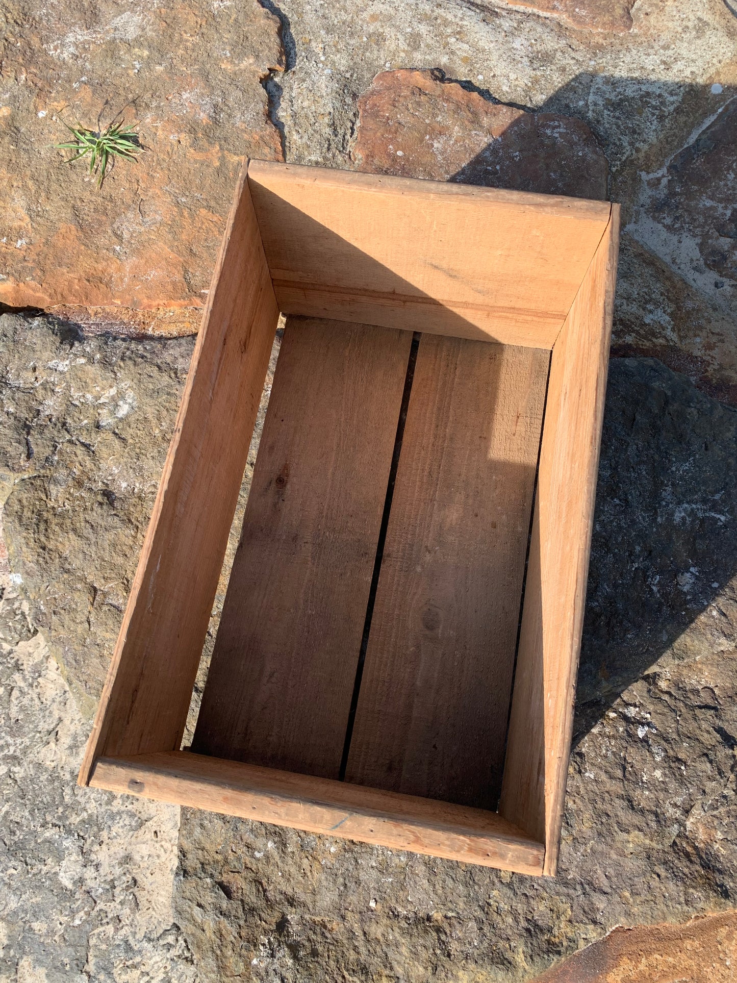 Trækasse med original reklamelabel