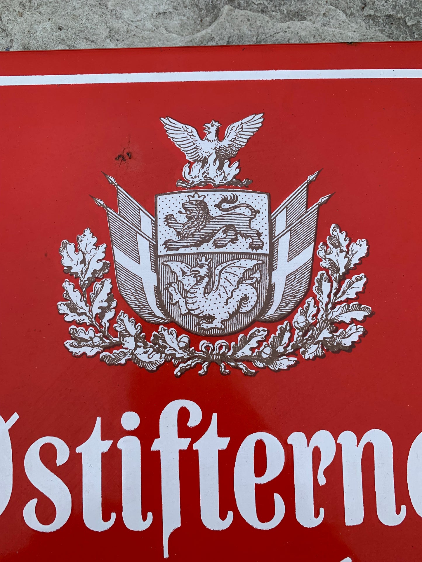 Emaljeskilt - Østifternes Brandforsikring
