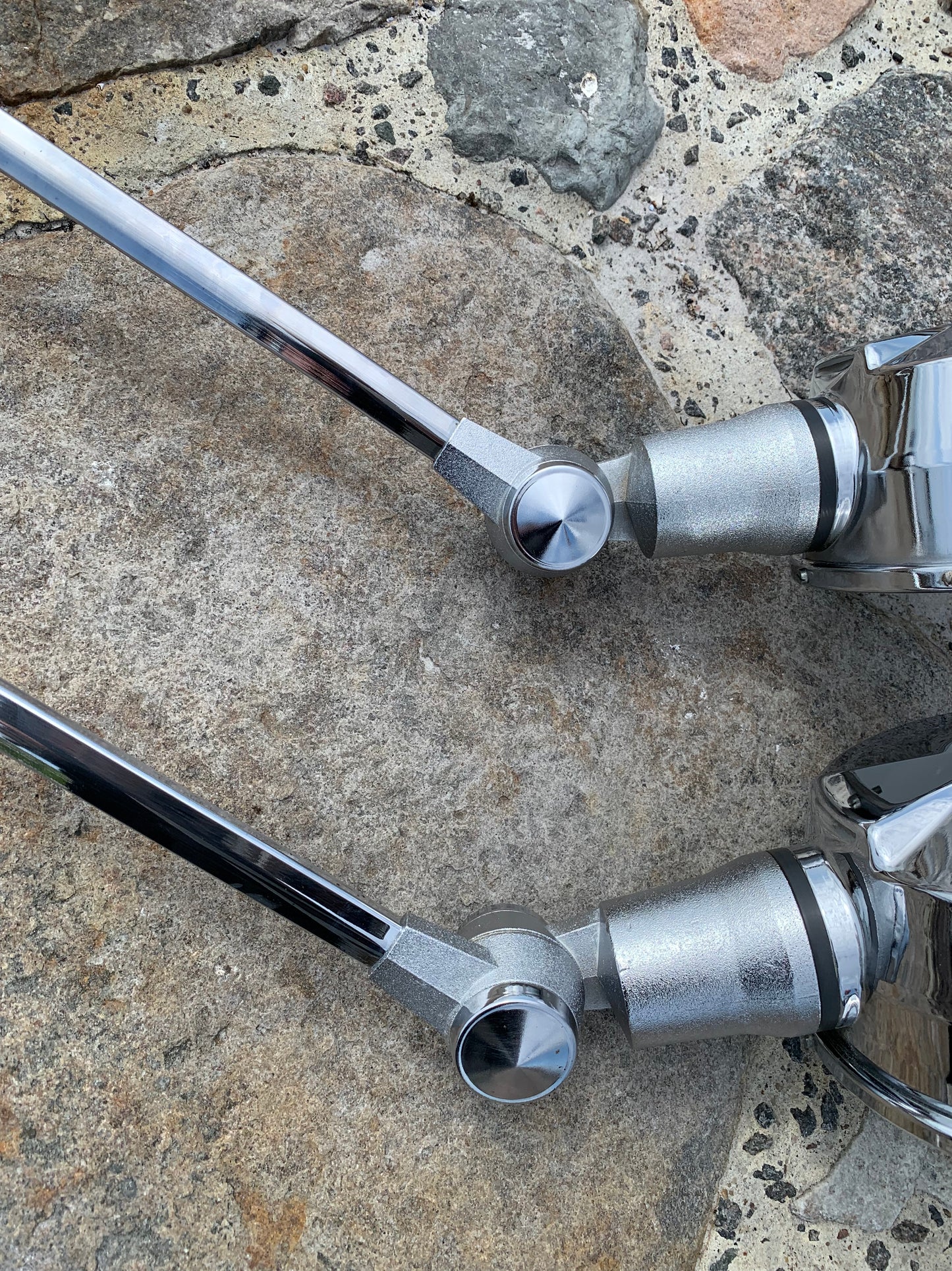 Sjælden Jieldé væg/loft lampe i Chrome