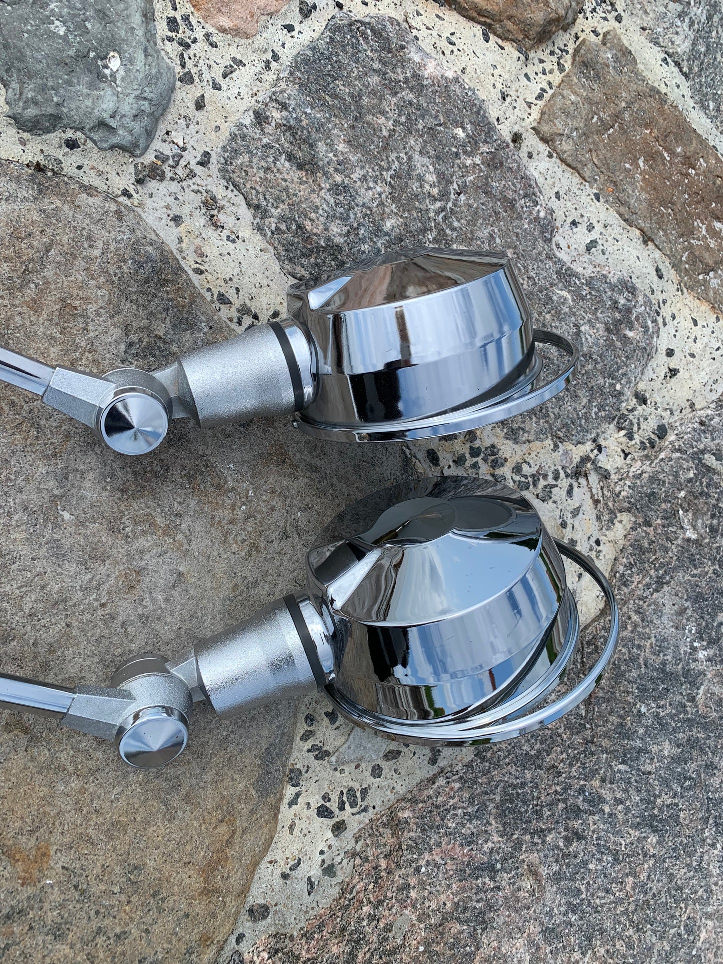 Sjælden Jieldé væg/loft lampe i Chrome