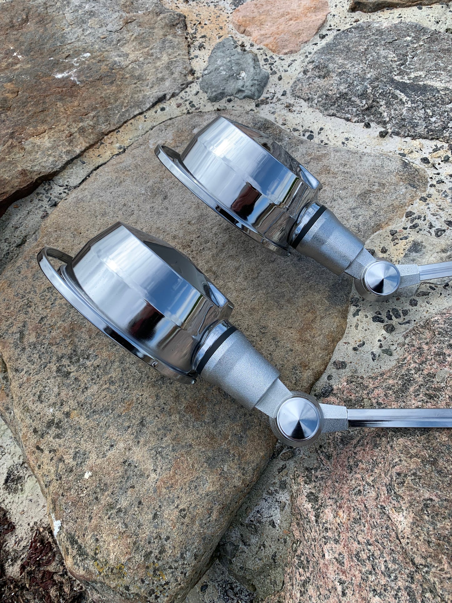 Sjælden Jieldé væg/loft lampe i Chrome