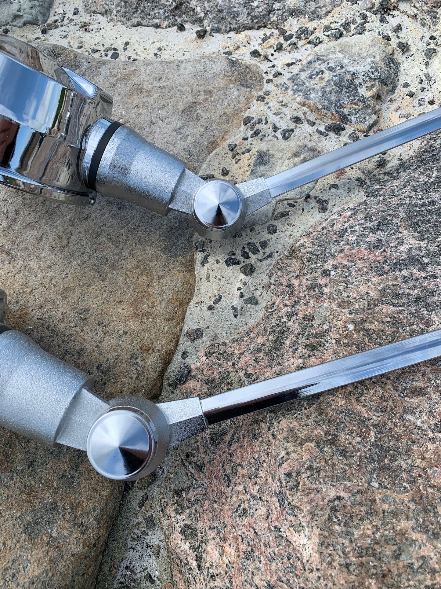 Sjælden Jieldé væg/loft lampe i Chrome
